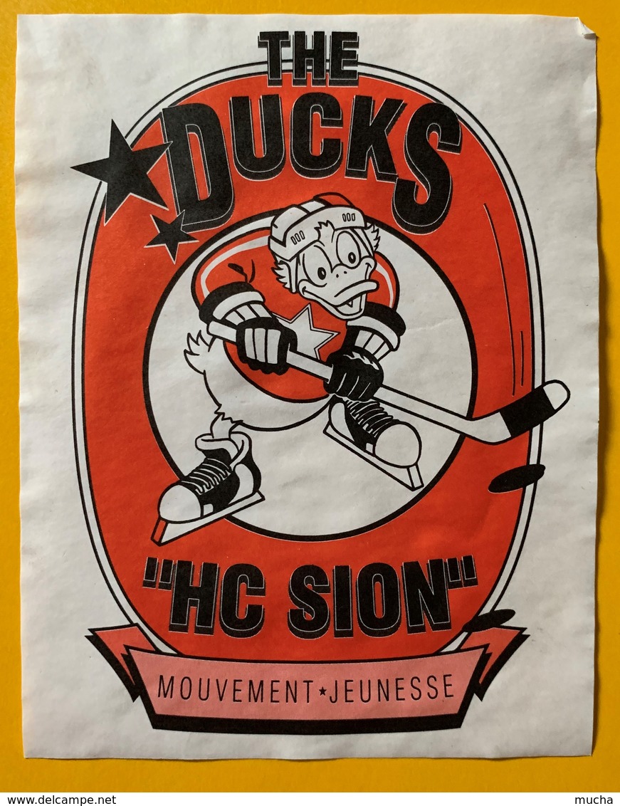 10681 - Hockey Sur Glace The Ducks HC Sion Mouvement Jeunesse Valais Suisse - Autres & Non Classés