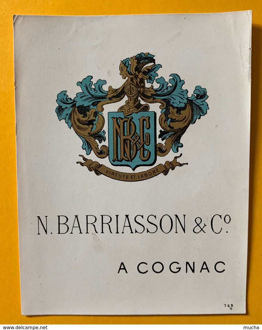 10686 - Cognac N. Barriasson - Autres & Non Classés