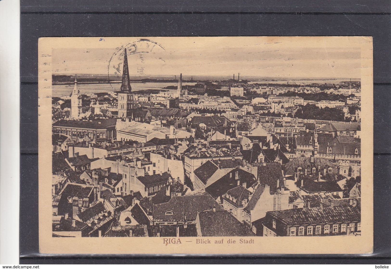 Lettonie - Carte Postale De 1920 - Oblit Riga - Vue De Riga - Latvia