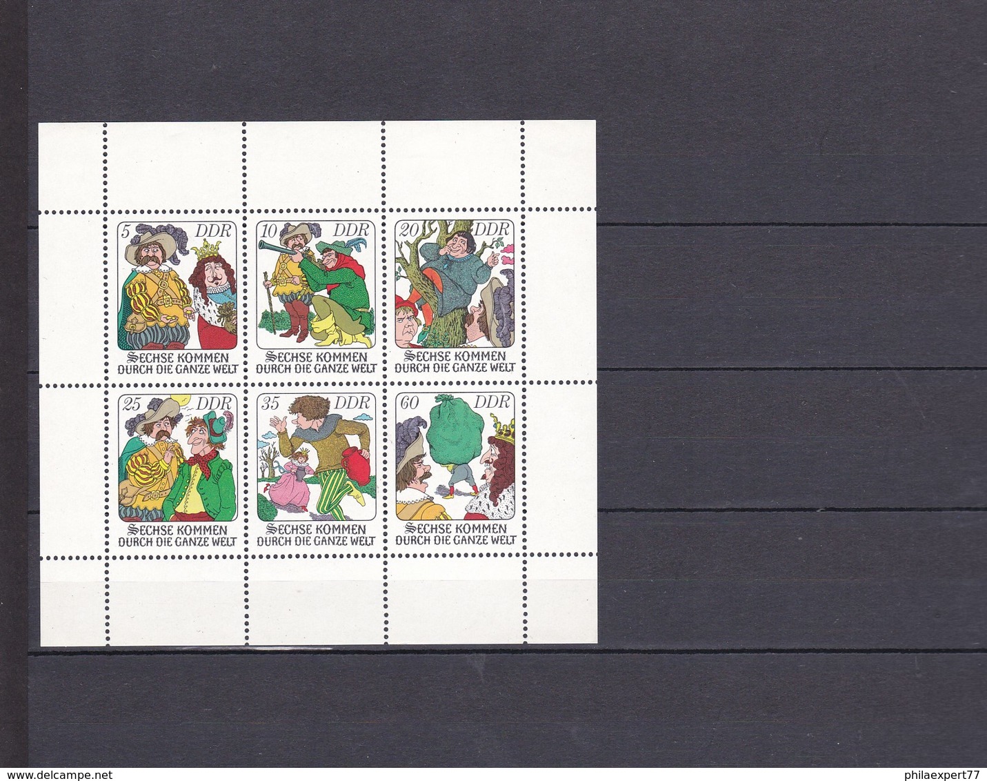 DDR - 1974/77 - Kleinbogen - Sammlung - Postfrisch - 23,5 Euro - Ungebraucht