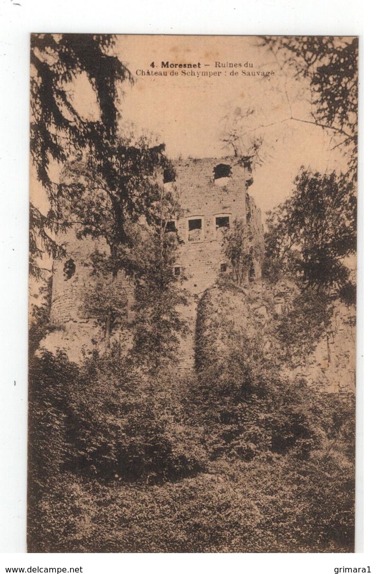 4. Moresnet - Ruines Du Château De Schymper:de Sauvage - Blieberg