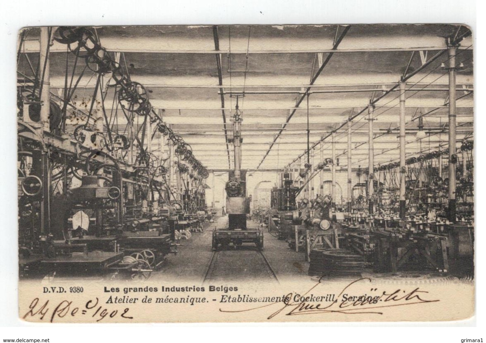 Seraing  Atelier De Mécanique - Etablissements Cockerill 1902 D.V.D. 9380 - Seraing