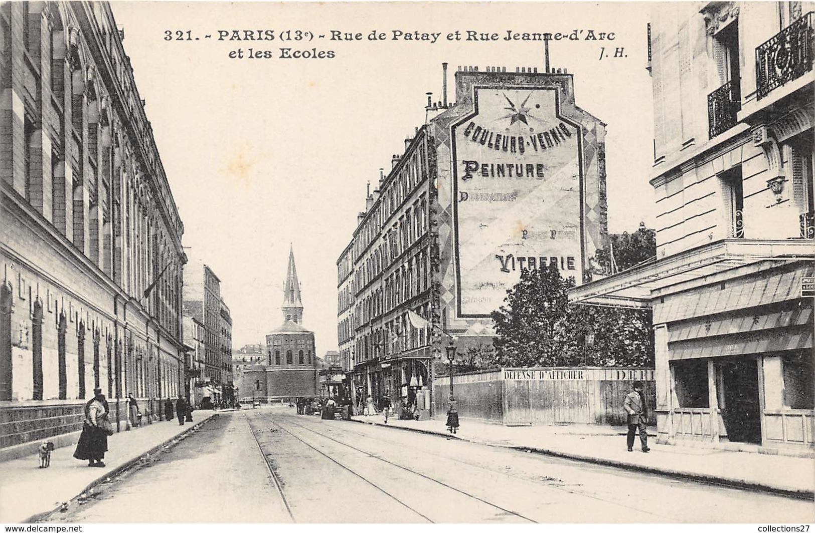 75013-PARIS- RUE DE PATAY ET RUE JEANNE D'ARC ET LES ECOLES - Distretto: 13