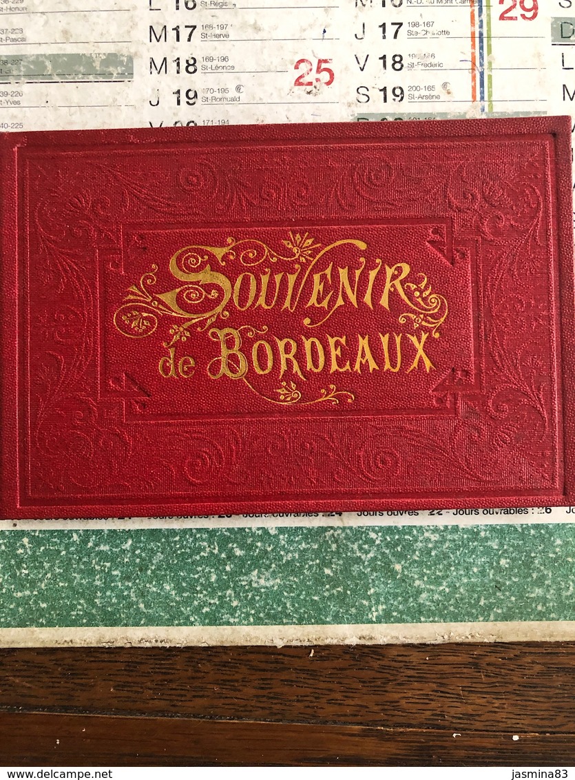 Album Souvenir De Bordeaux (album De 9 Cm Sur 13 Cm) - Andere & Zonder Classificatie