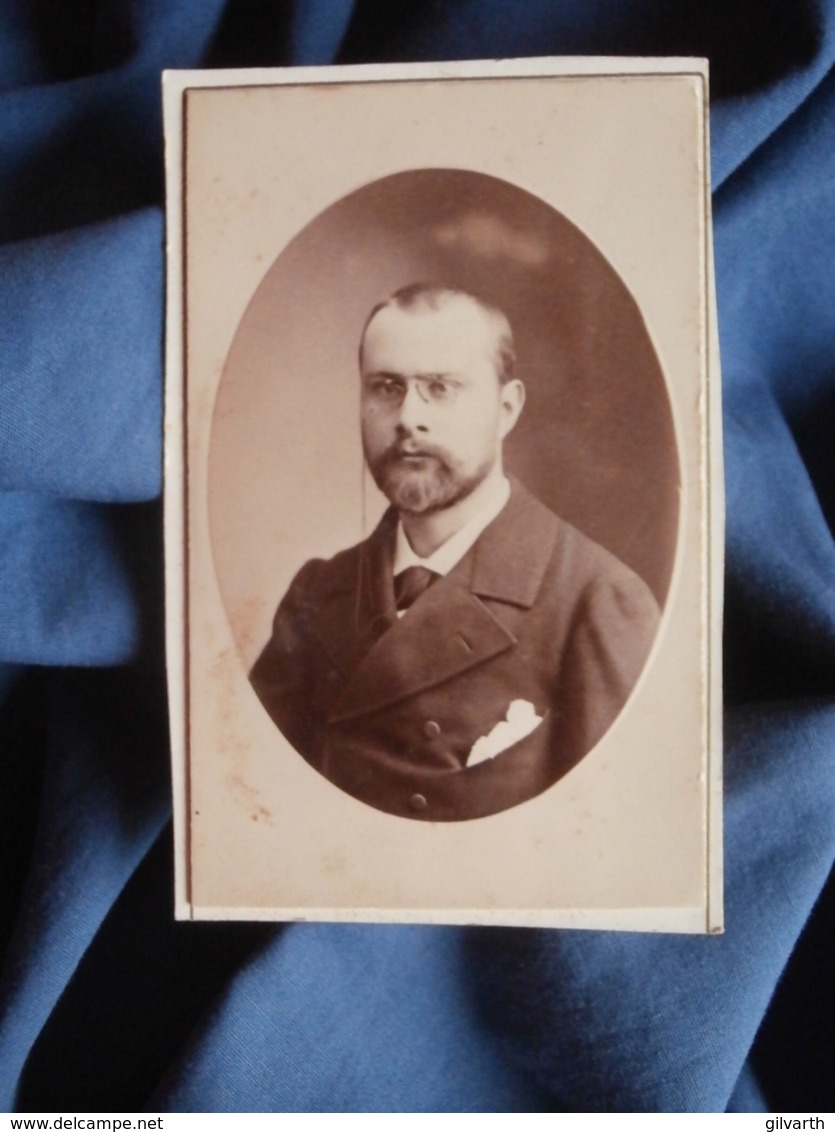 Photo CDV Reutlinger à Paris - Portrait Homme,  Paul Porthmann (1858-1910) Datée 24 Mars 1879 L448A - Anciennes (Av. 1900)