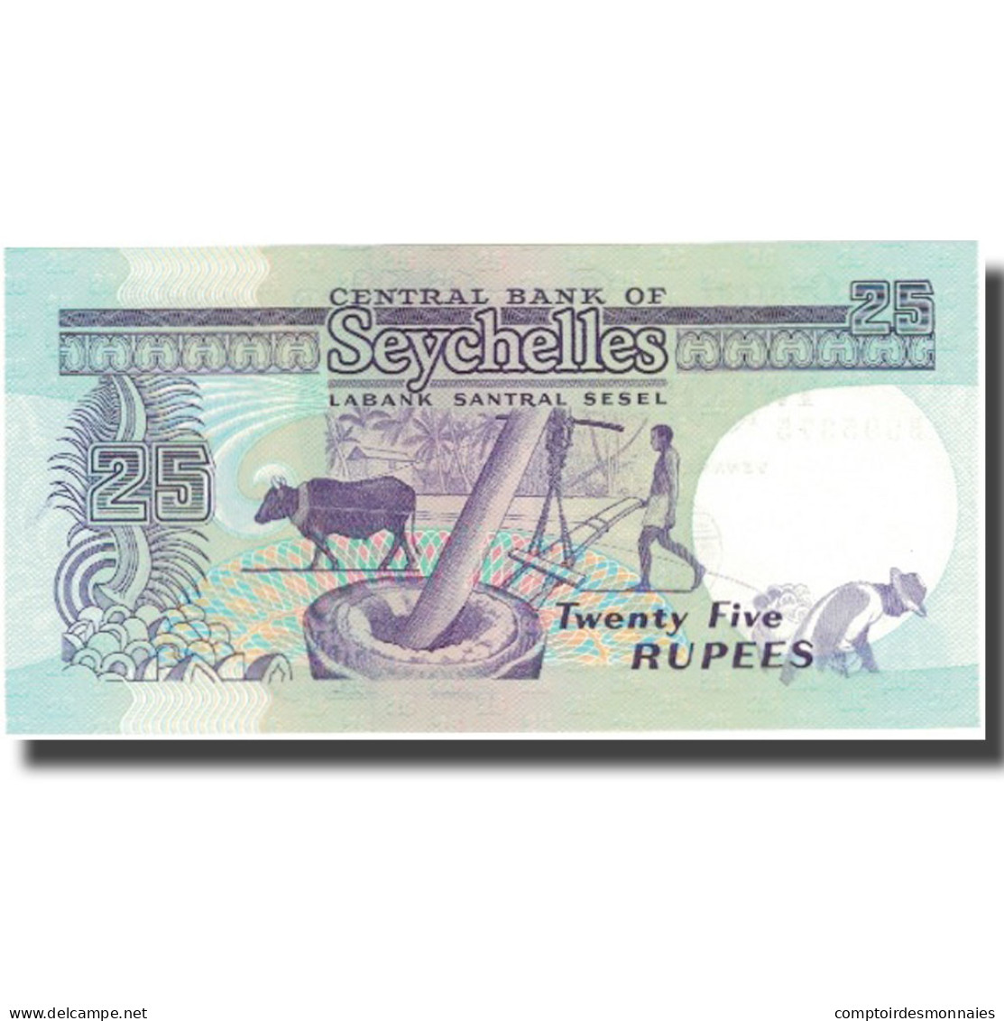 Billet, Seychelles, 25 Rupees, Undated (1989), KM:33, NEUF - Seychellen