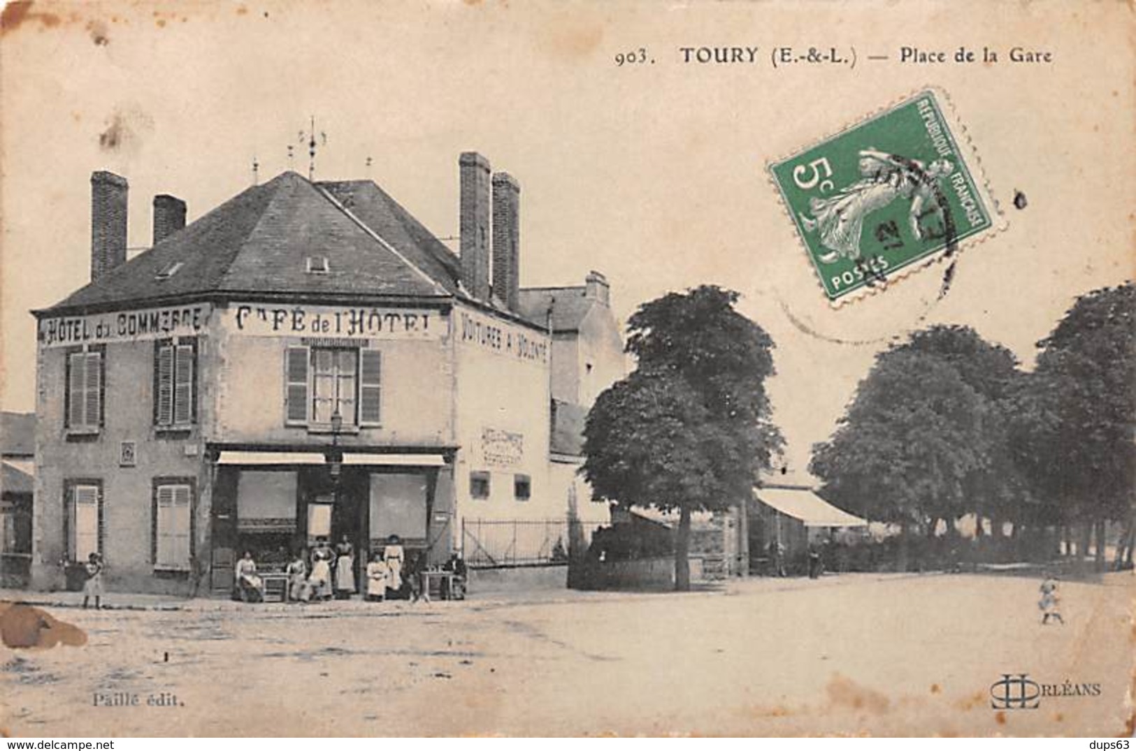 TOURY - Place De La Gare - état - Altri & Non Classificati