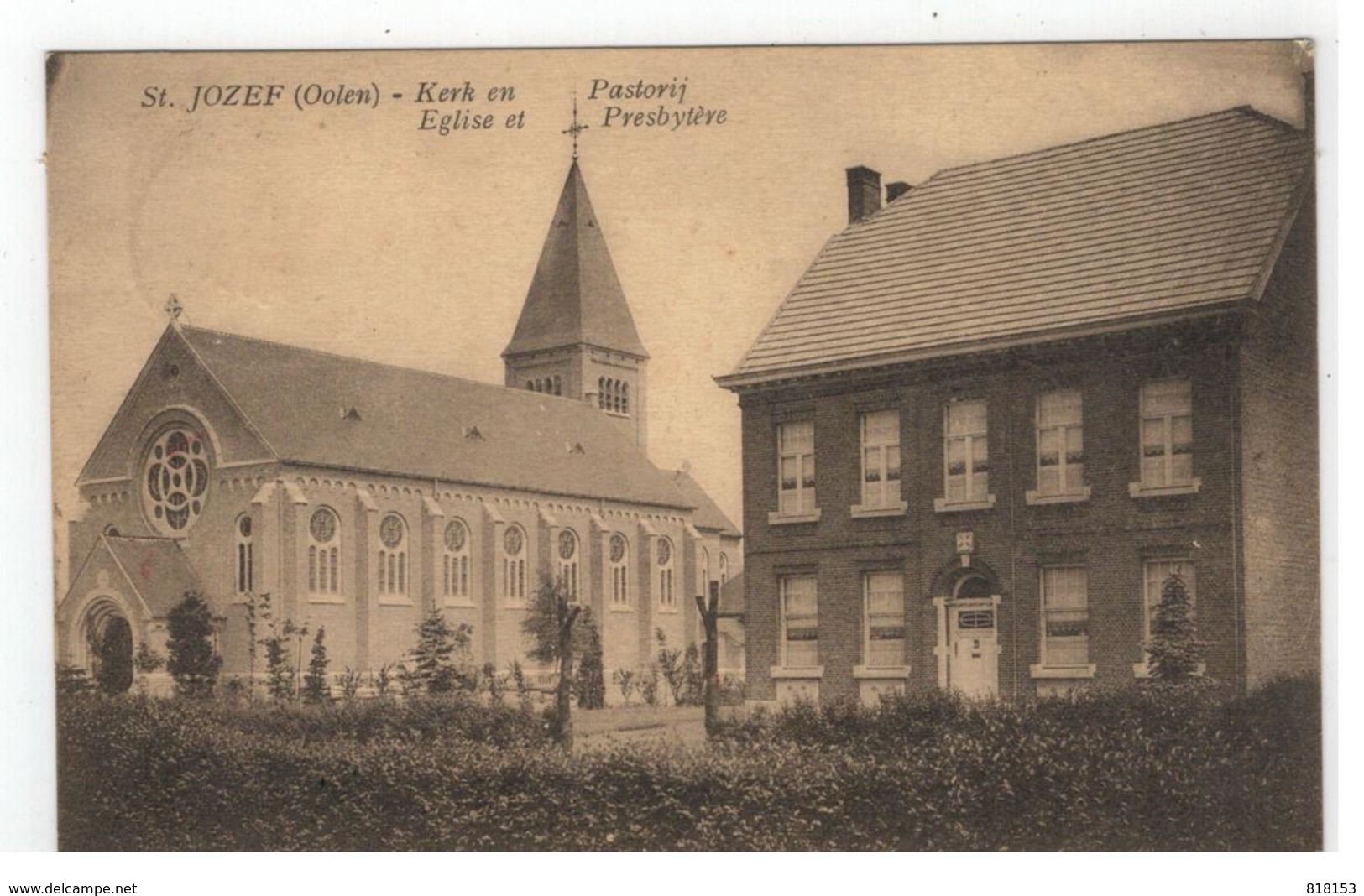 Sint-Jozef-Olen St.JOZEF (Oolen) - Kerk En Pastorij Eglise Et Presbytère 1931 - Olen