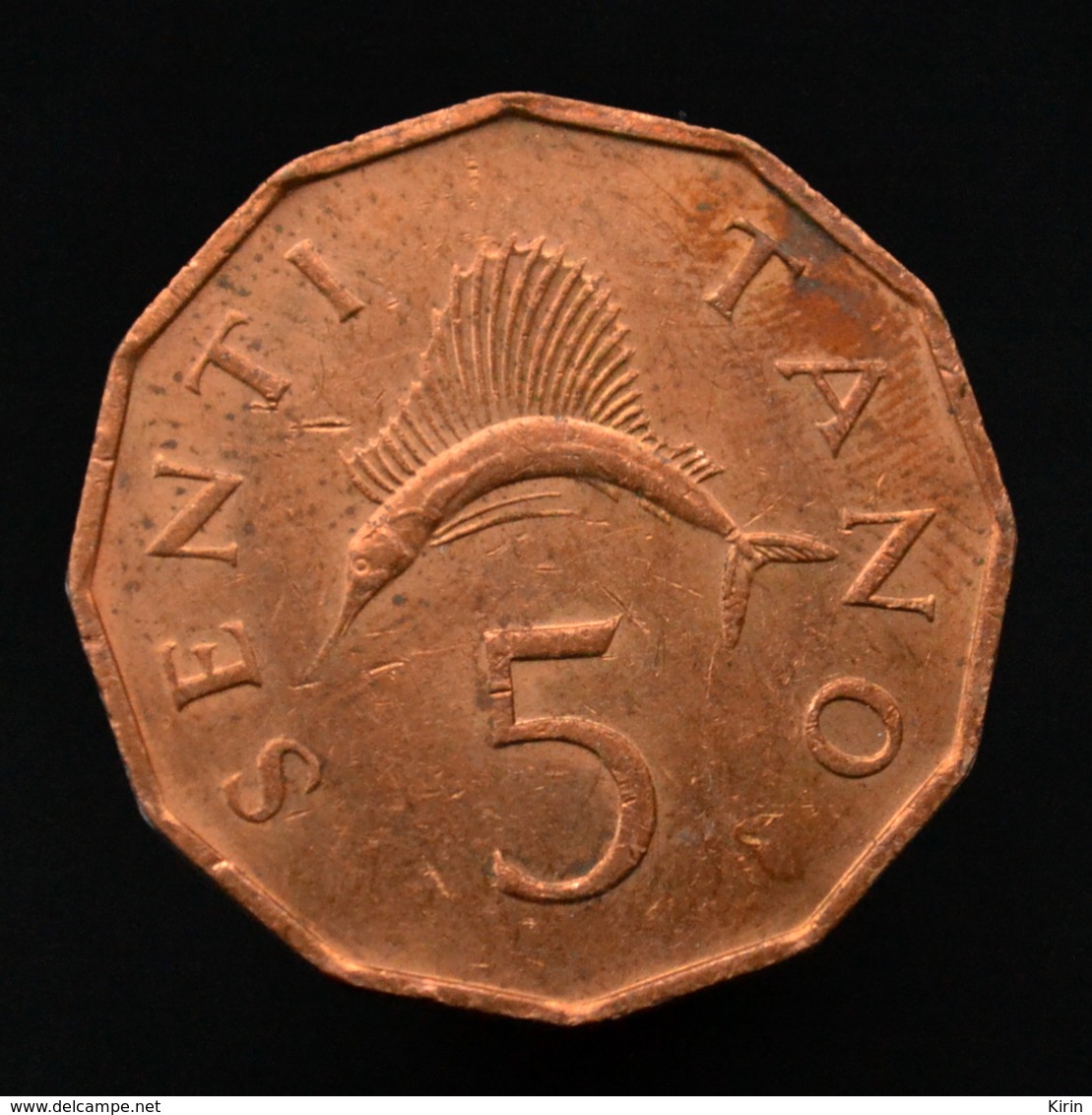 Tanzania 5 Senti Coin Km1 Random Age - Tanzania