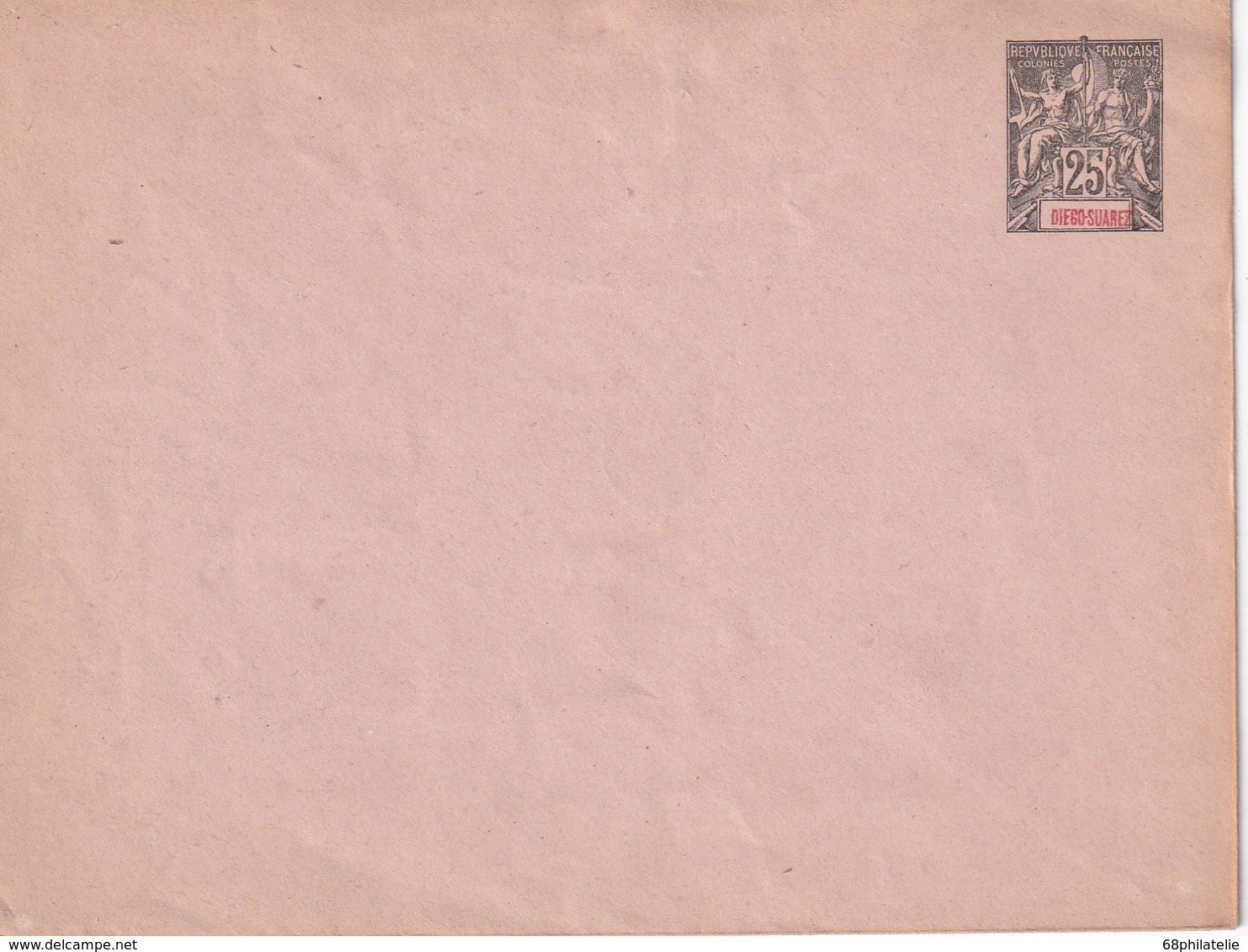 DIEGO-SUAREZ   ENTIER POSTAL/GANZSACHE/POSTAL STATIONERY LETTRE  DIM 147x112mm - Covers & Documents