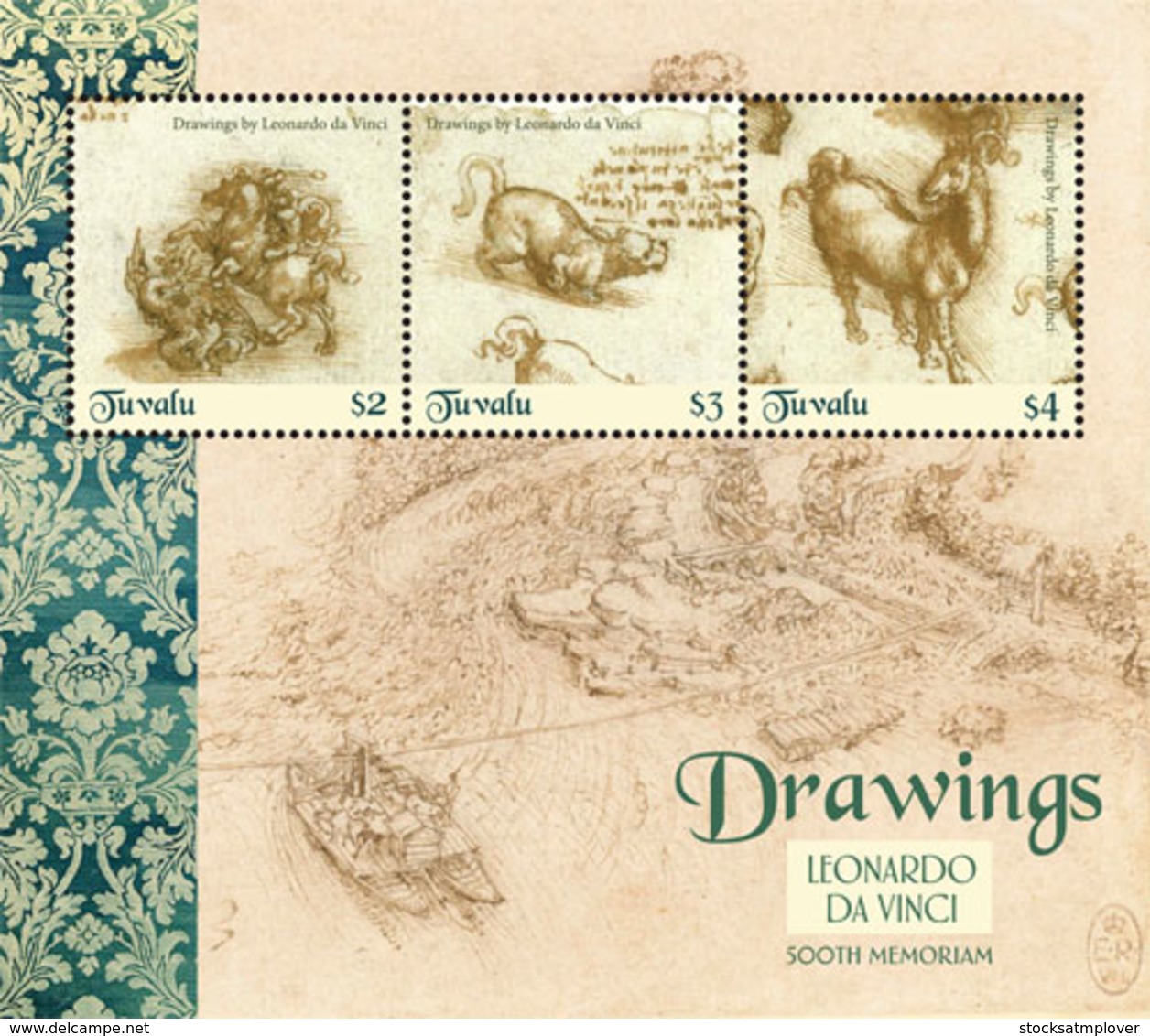 Tuvalu  2019  LEONARDO DA VINCI  Paintings  I201901 - Tuvalu