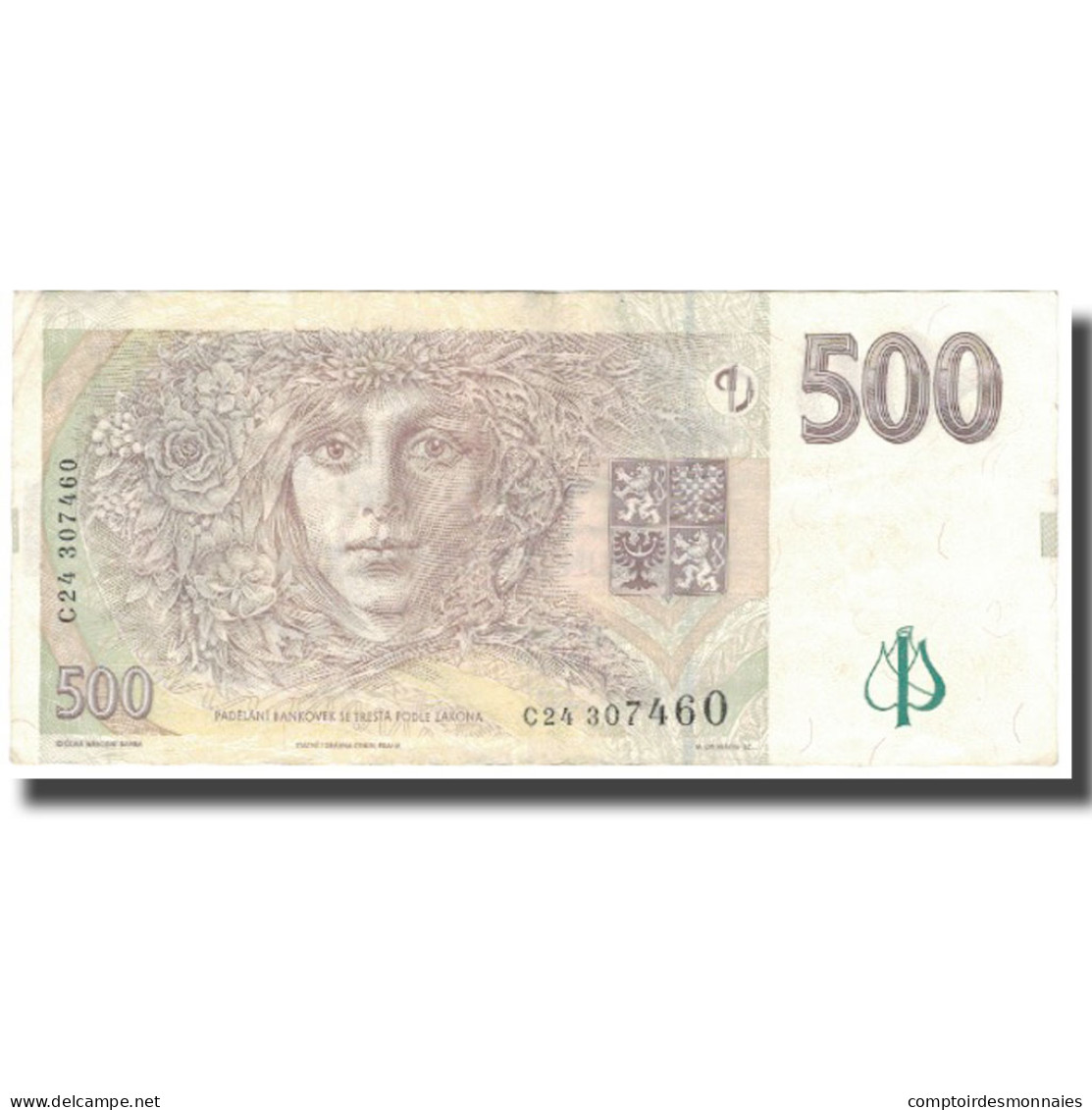 Billet, République Tchèque, 500 Korun, 1997, 1997, KM:20, TTB - Tsjechië
