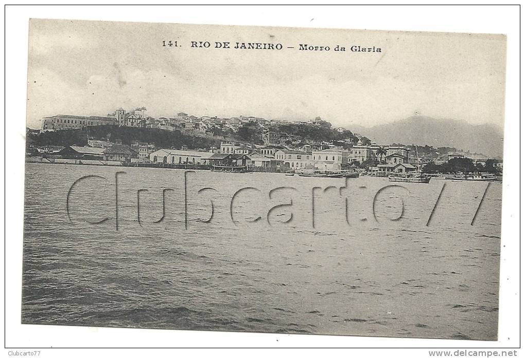 Rio-de-Janeiro (Brésil) : Morro Da Glaria  En 1905 (animé) Messagerie Maritime.. - Rio De Janeiro