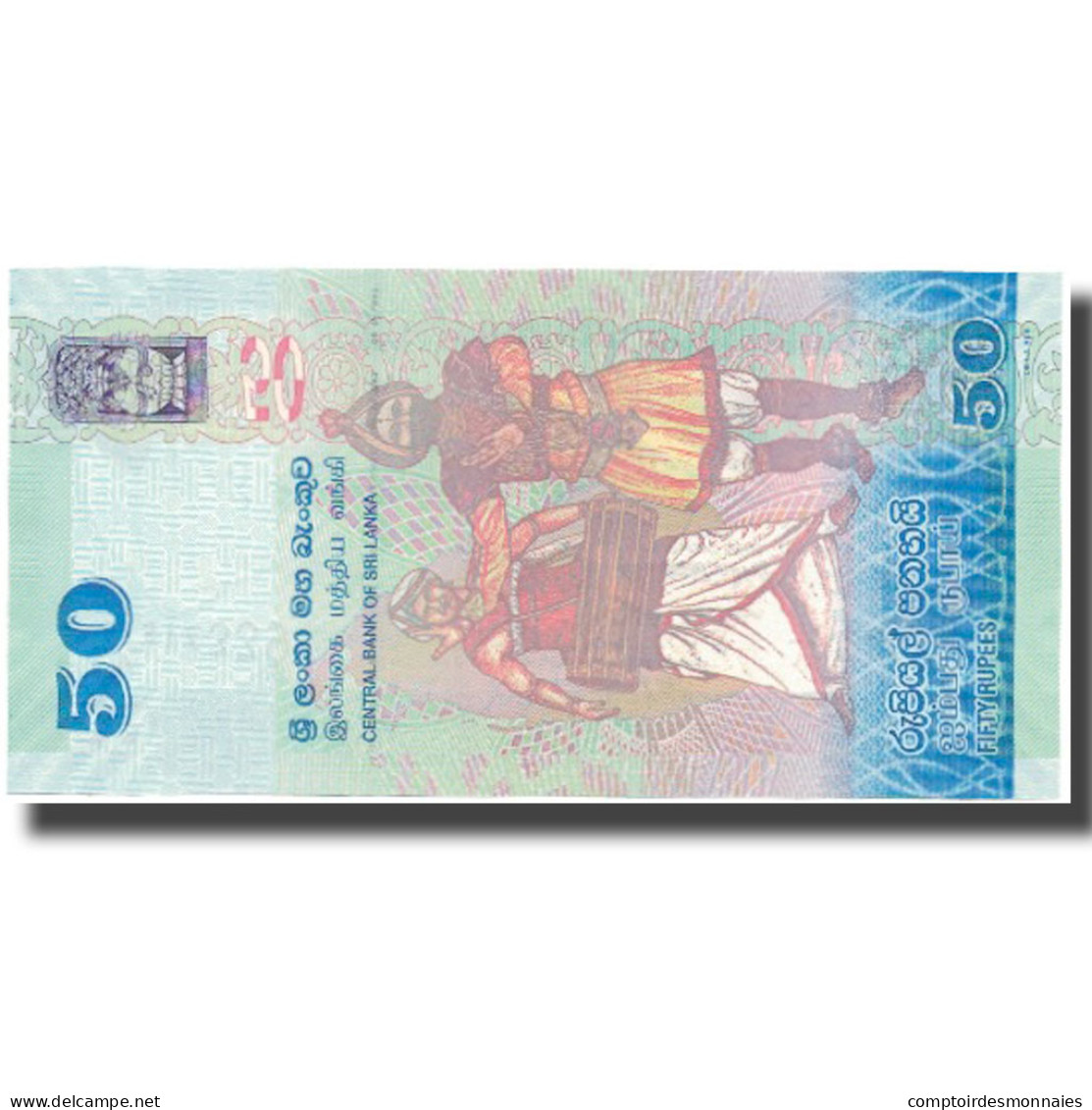 Billet, Sri Lanka, 50 Rupees, 2010, 2010-01-01, KM:124a, NEUF - Sri Lanka