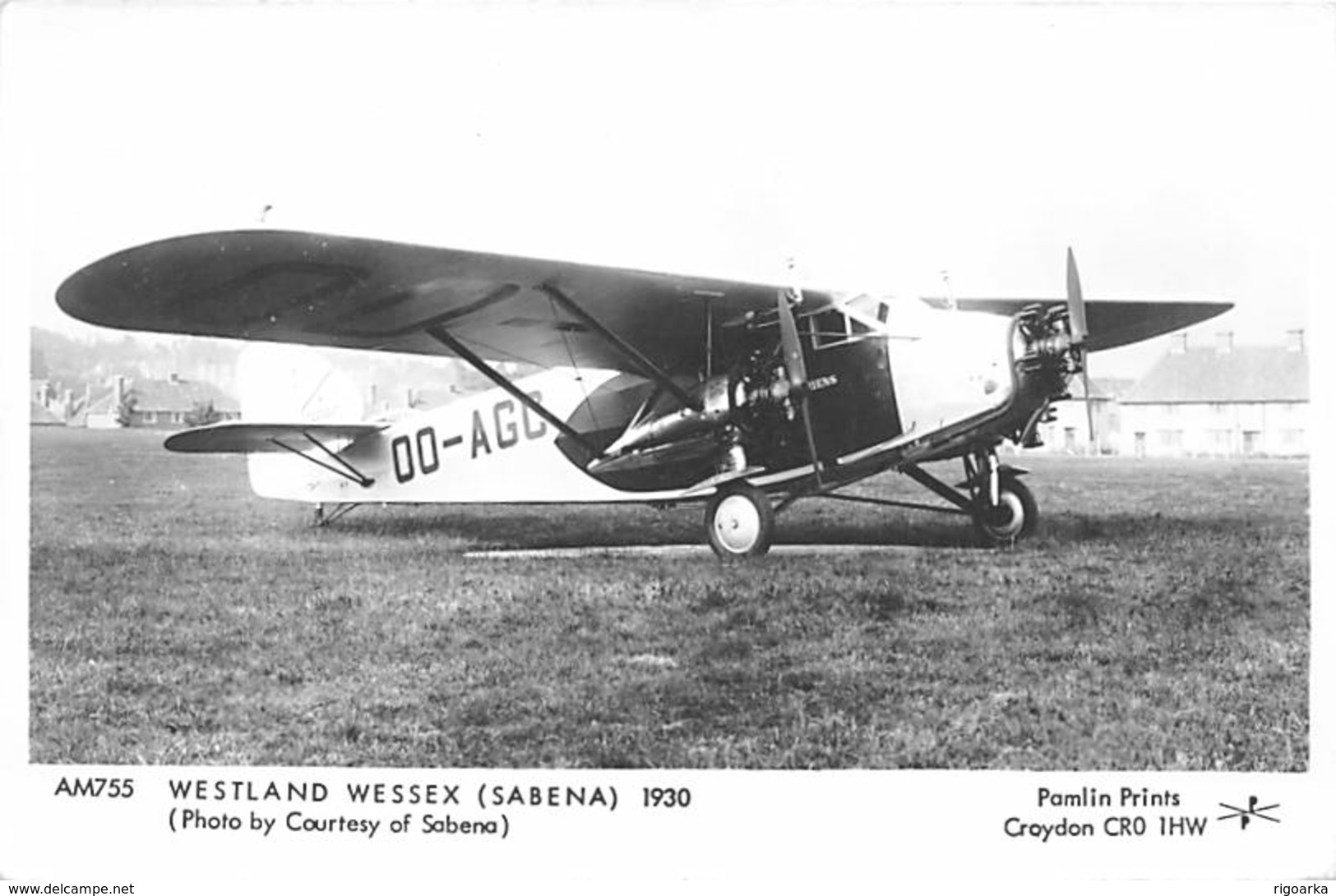 WESTLAND WESSEX (SABENA). 1930 - 1919-1938: Entre Guerras