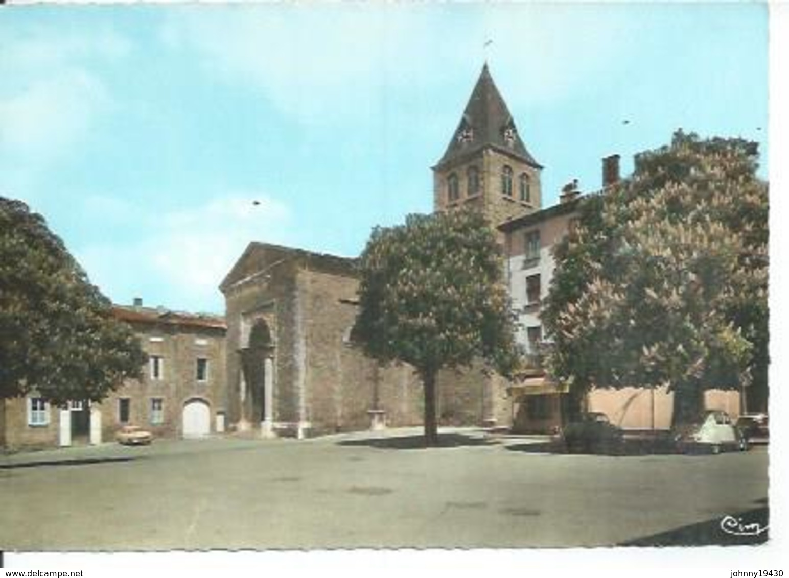 164 - SAINT-VALLIER - L'EGLISE  ( 2CV CITROËN ) - Other & Unclassified