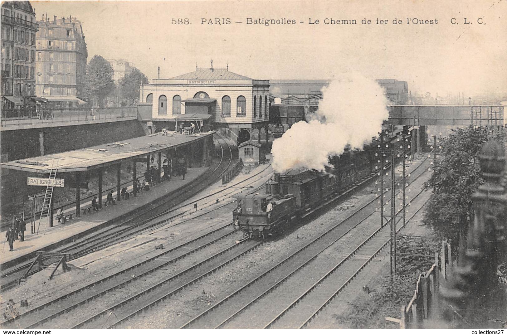 PARIS- BATIGNOLLES- LE CHEMIN DE FER DE L'OUEST - Nahverkehr, Oberirdisch