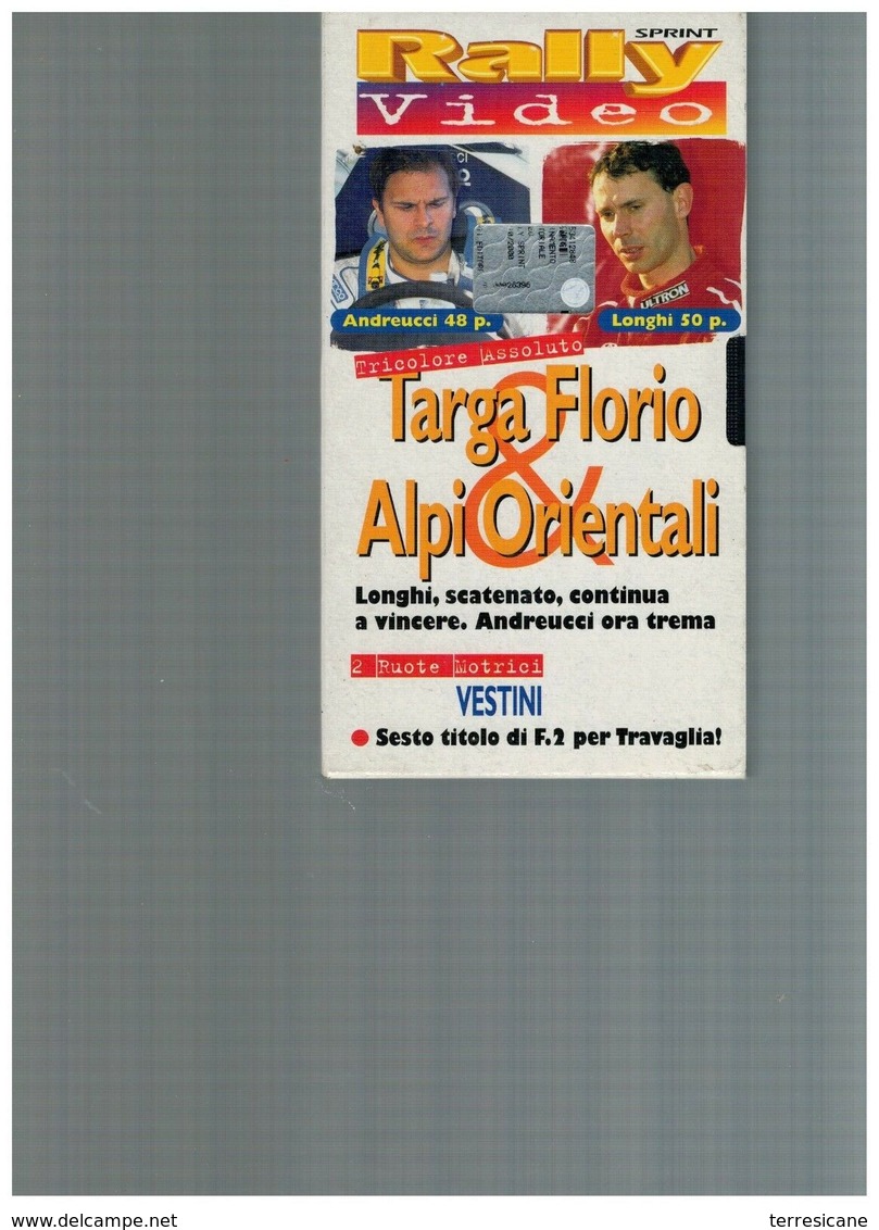 TARGA FLORIO & ALPI ORIENTALI RALLY VIDEO                          Garanzia Cliente EBay Servizio Clienti Tramite Telefo - Sport