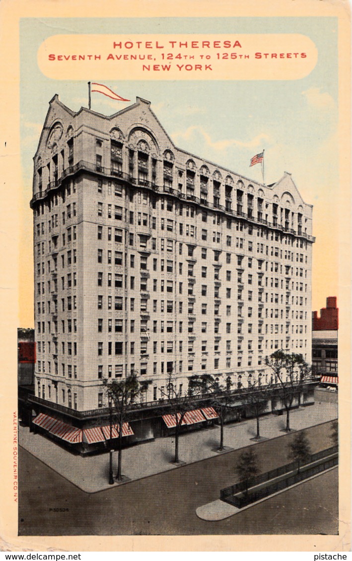 New York City - Hotel Theresa - Seventh Avenue, 124th To 125th Streets - Unused - 2 Scans - Other & Unclassified