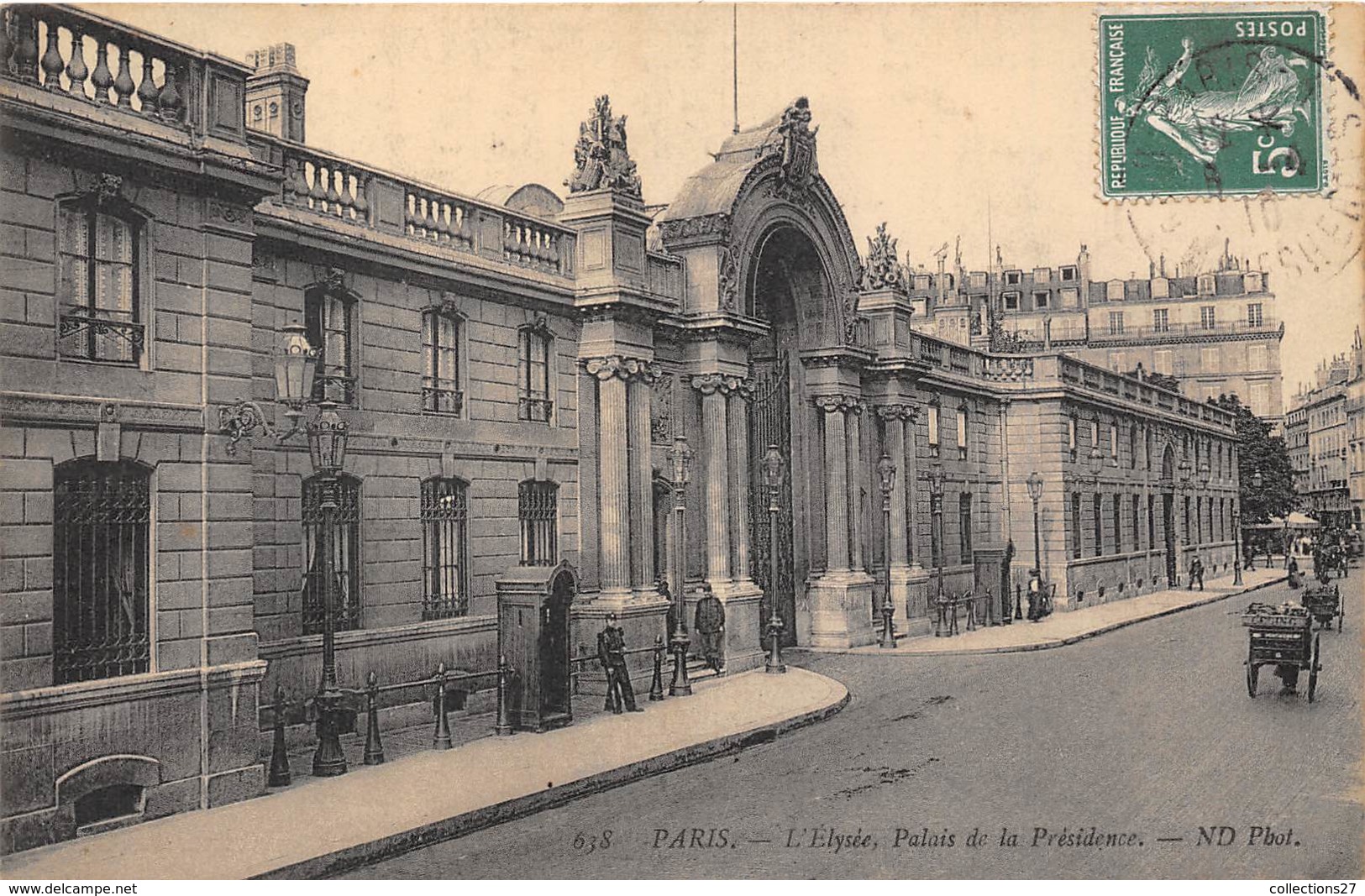 75008-PARIS- L'ELYSEE, PALAIS DE LA PRESIDENCE - Arrondissement: 08