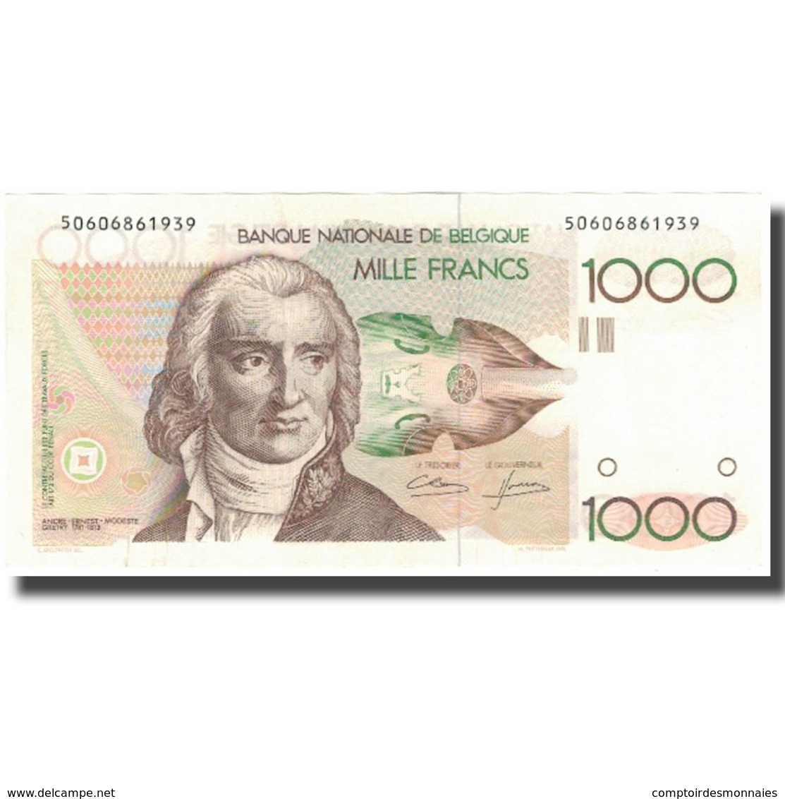 Billet, Belgique, 1000 Francs, Undated (1980-96), KM:144a, SUP - 1000 Frank