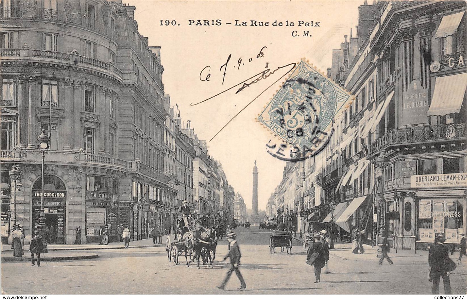 75001-PARIS- LA RUE DE LA PAIX - Arrondissement: 01