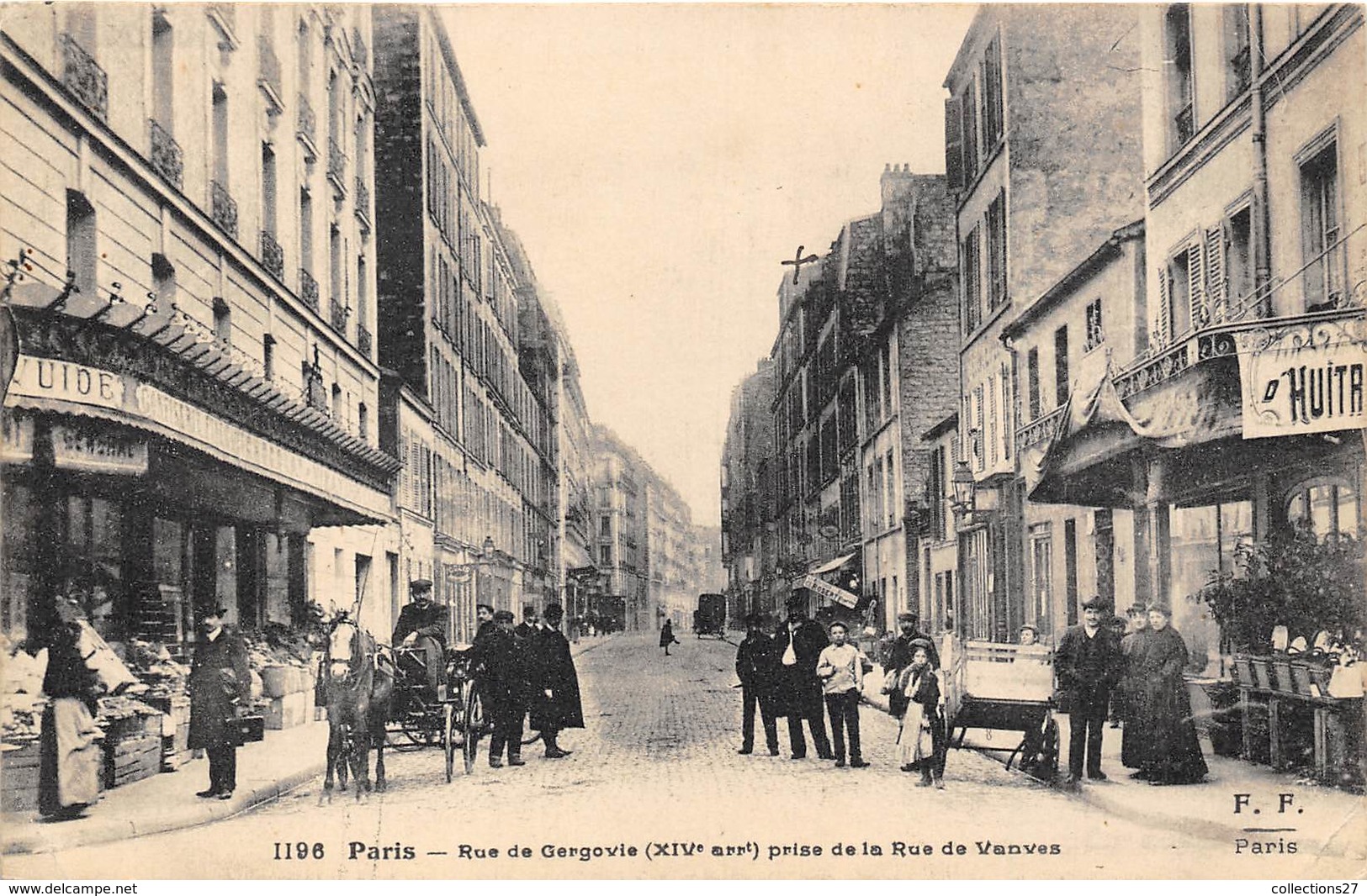 75014-PARIS- RUE DE GERGOVIE- PRISE DE LA RUE DE VANCES - Arrondissement: 14