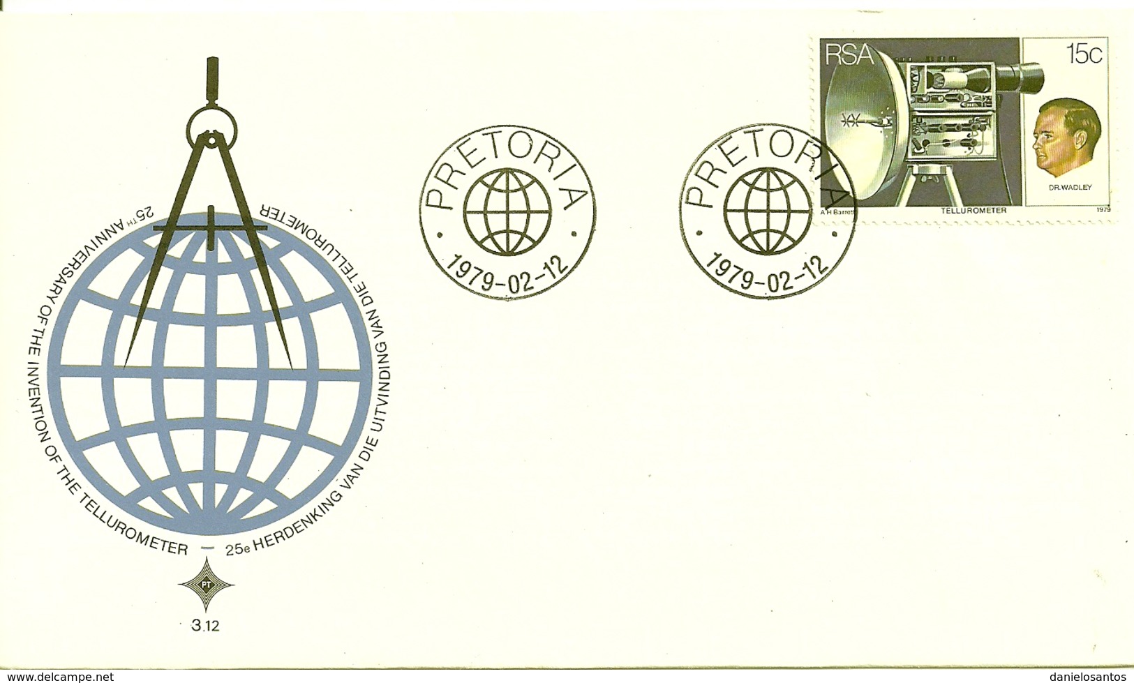 South Africa RSA 1979 15Th Anniv Invention Of Tellurometer (measure Radio Distances) - DR I. R. Wadley FDC Scott 515 - South Africa