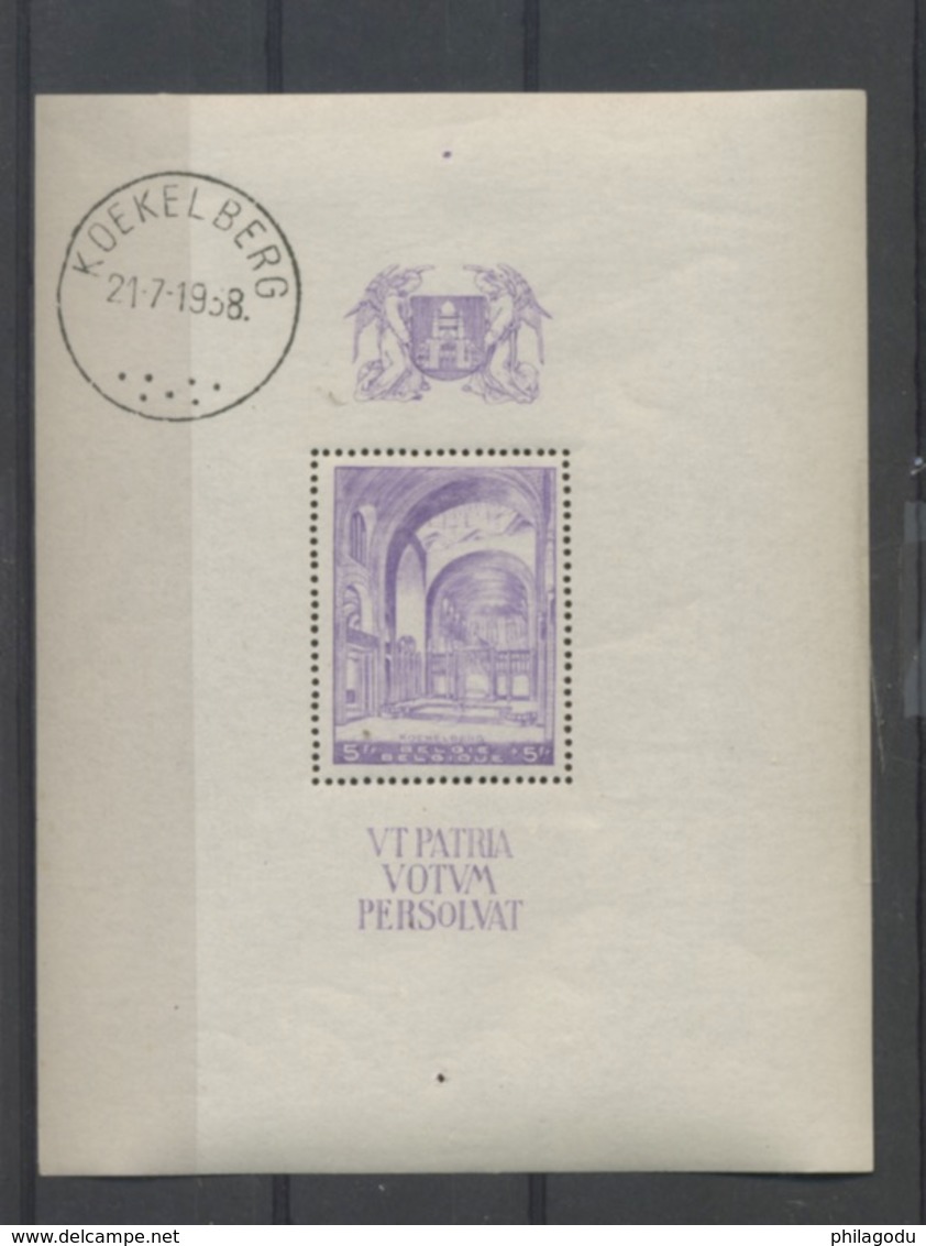 Bloc Basilique De Koekelberg De 1938 ** BF 9 **  Cote 16 Euros - 1924-1960