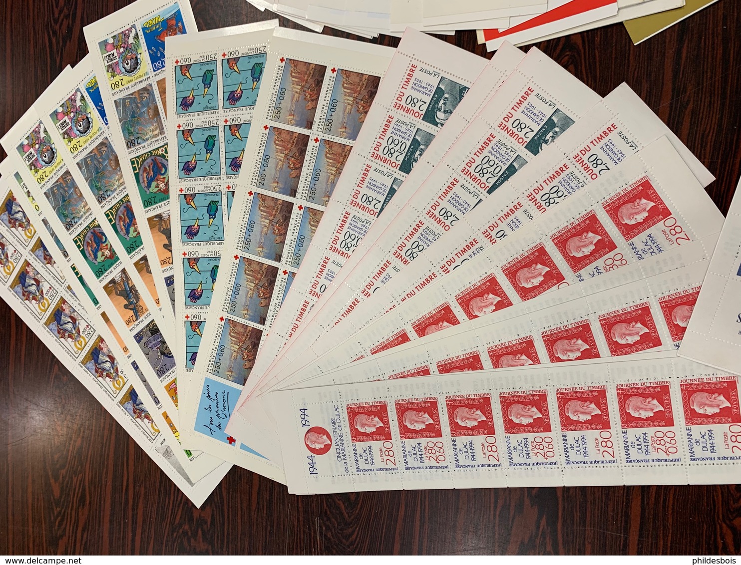 LOT FACIALE TIMBRES NEUFS  FRANCE Pour AFFRANCHISSEMENT  (en Francs )  Valeur 330 € - Other & Unclassified