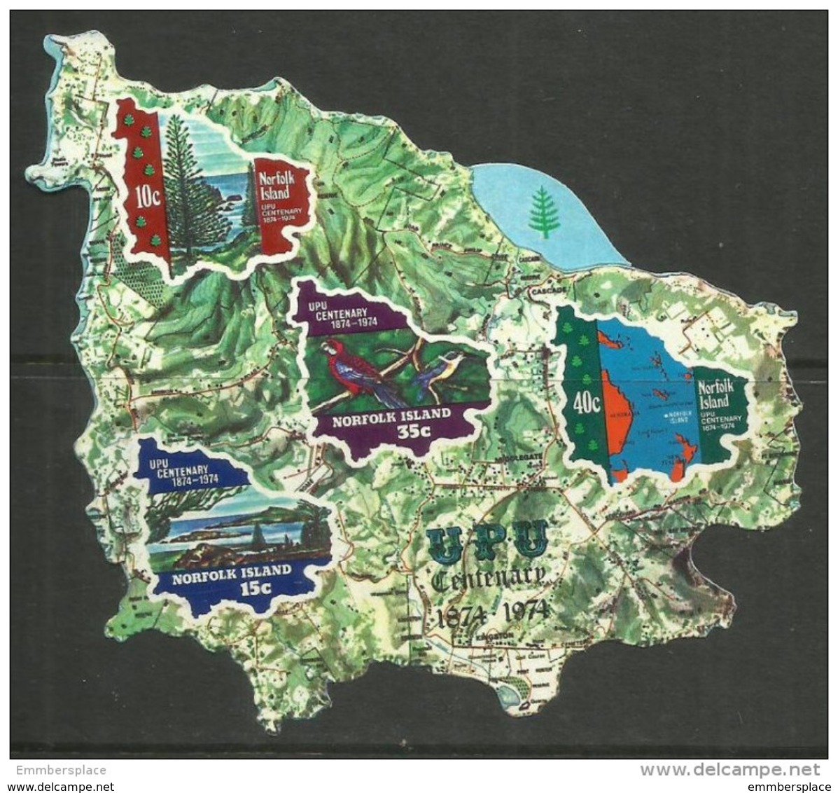 Norfolk Island - 1974 UPU Self Adhesive S/sheet MNH  **   SG MS162  Sc 184a - Unclassified