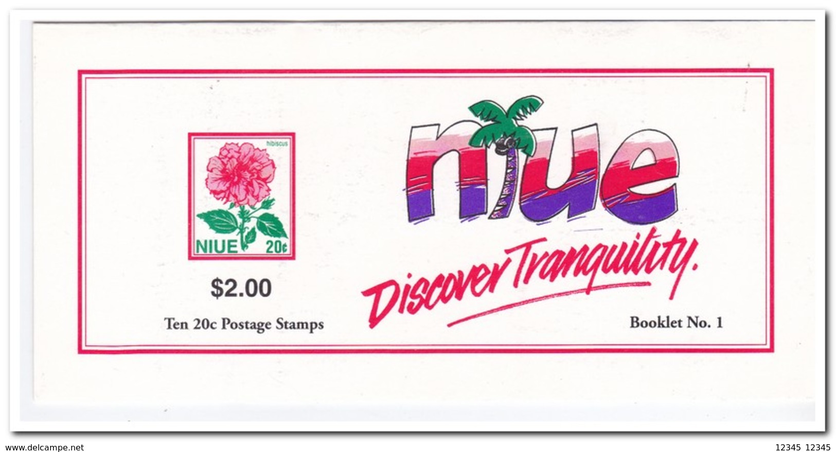Niue 1996, Postfris MNH, Flowers ( Booklet, Carnet ) - Niue
