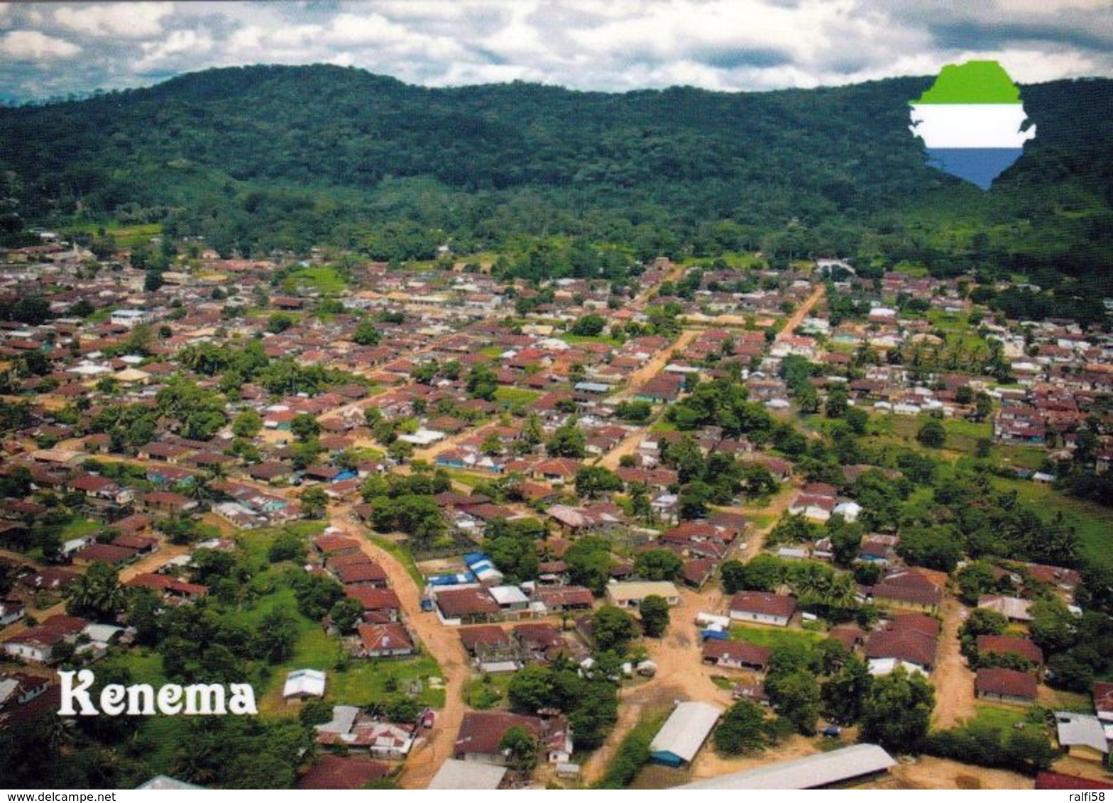 1 AK Sierra Leone * Ansicht Der Stadt Kenema - Luftbildaufnahme - Hauptstadt Der Eastern-Provinz * - Sierra Leone