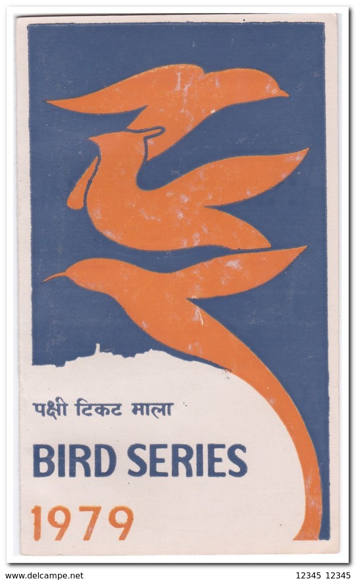 Nepal 1979, Gestempeld USED, Birds ( Folder ) - Nepal