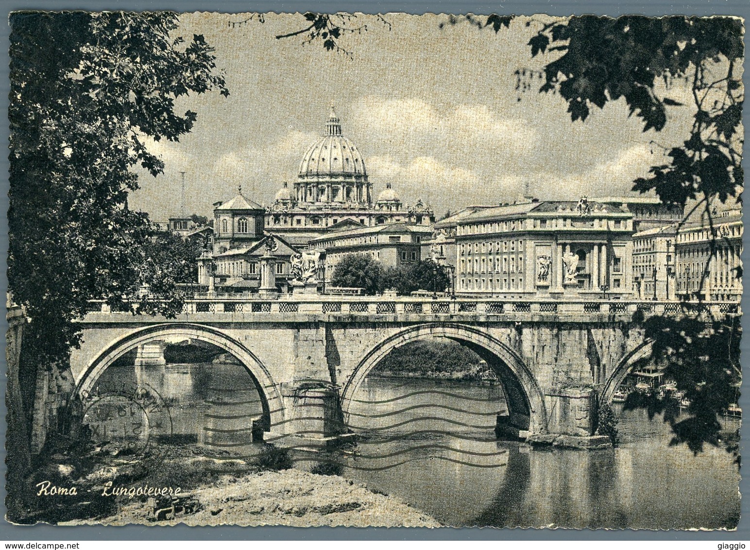 °°° Cartolina Roma N. 305 Lungotevere Viaggiata °°° - Fiume Tevere