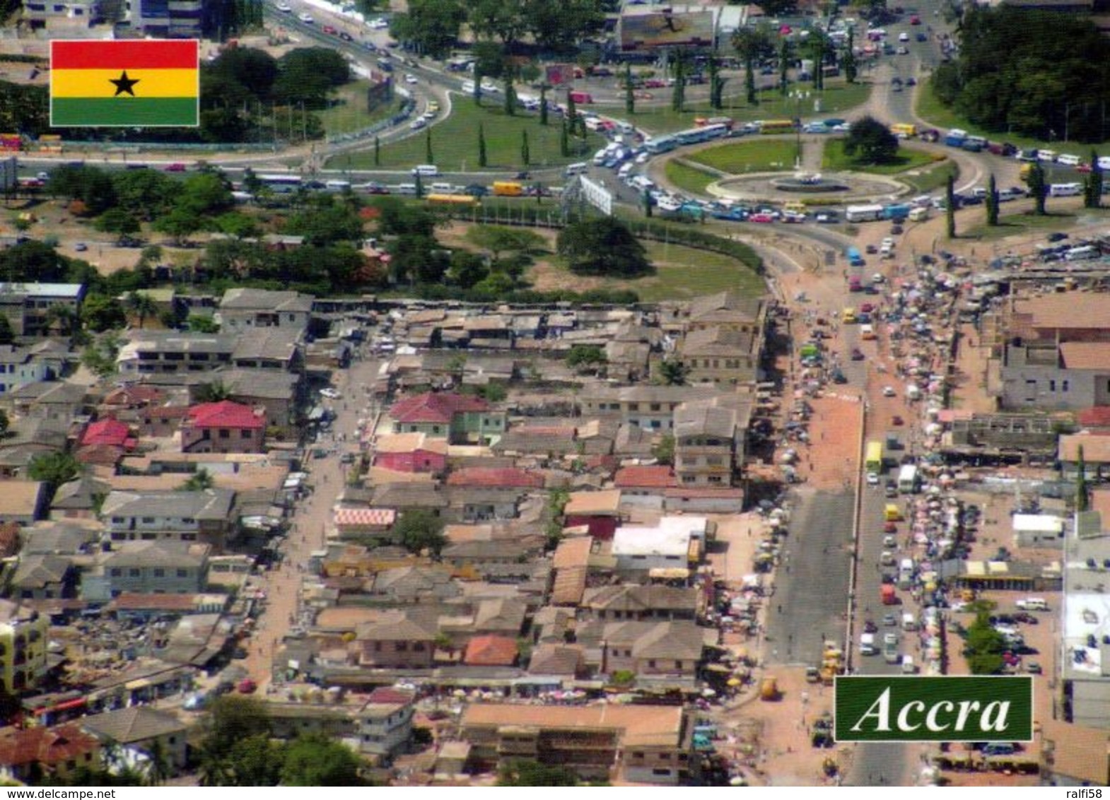 1 AK Ghana * Blick Auf Die Hauptstadt Accra - Luftbildaufnahme * - Ghana - Gold Coast