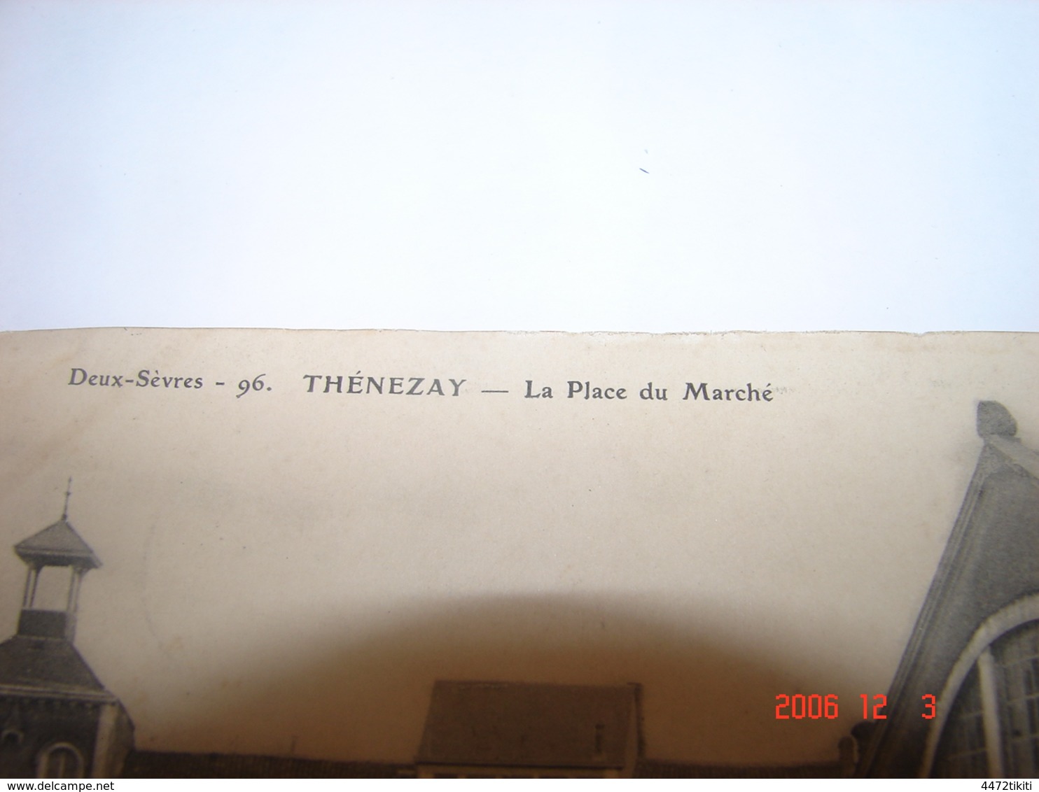 C.P.A.- Thénezay (79) - La Place Du Marché - Hôtel Gerbier - 1907 - SUP (BT 90) - Thenezay