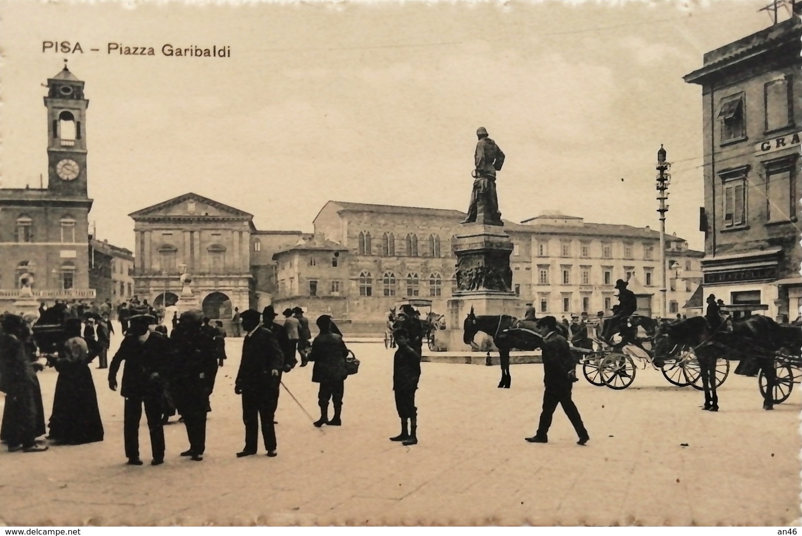 PISA PIAZZA GARIBALDI    AUTENTICA 100% - Pisa