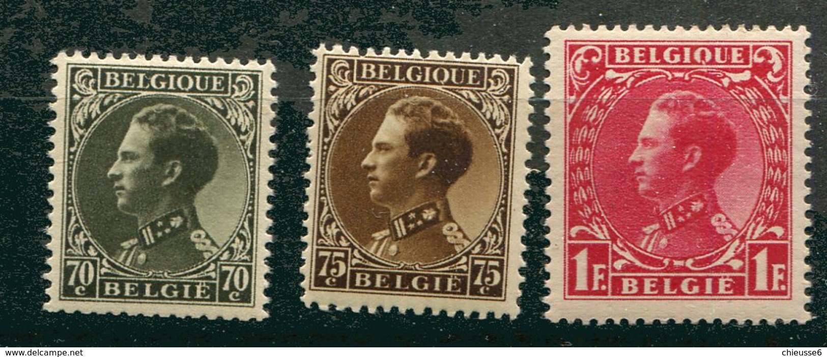 Belgique **,* N° 401/402 - **, 403* - 1929-1941 Big Montenez