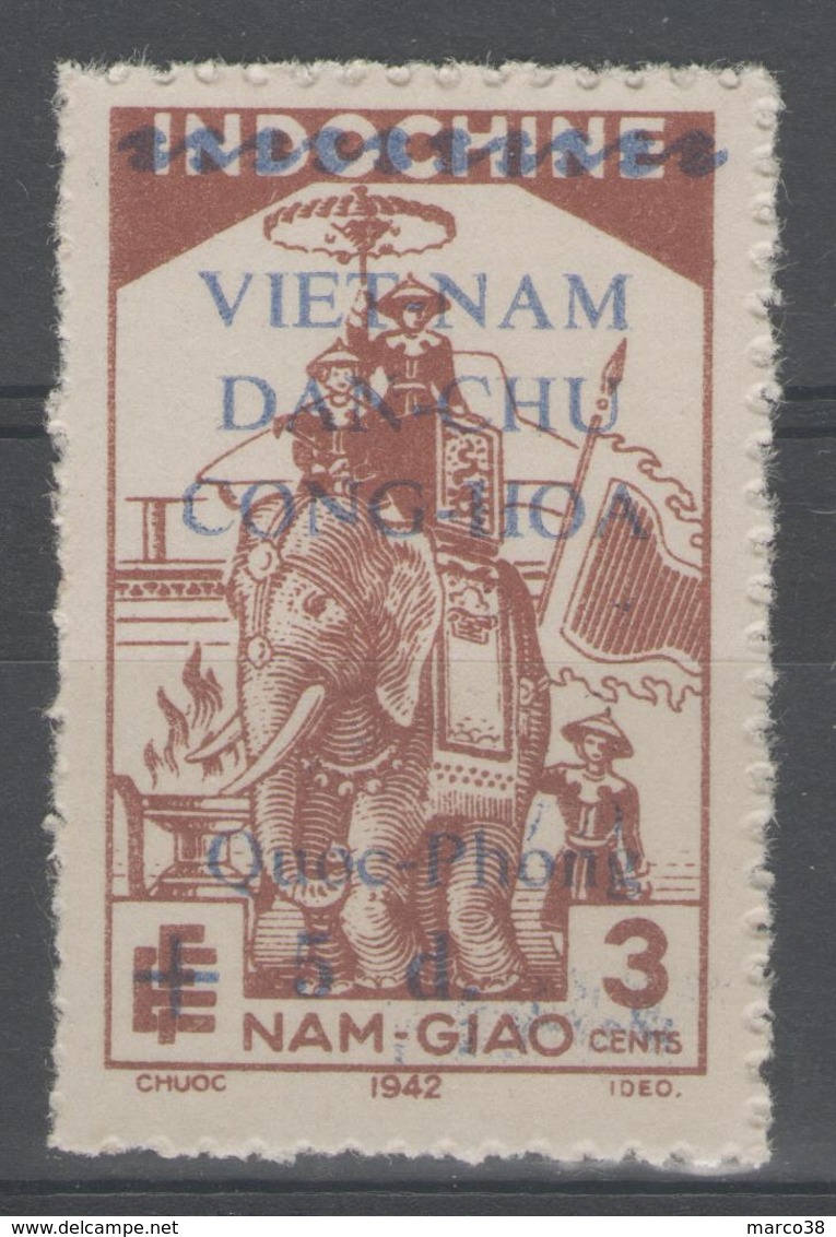 VIETNAM Du Nord:  N°19 NSG, Variétés "N De DAN Cassé" Et "N De CONG Tronqué" Et "H De HOA Sans Barre" ! - Vietnam