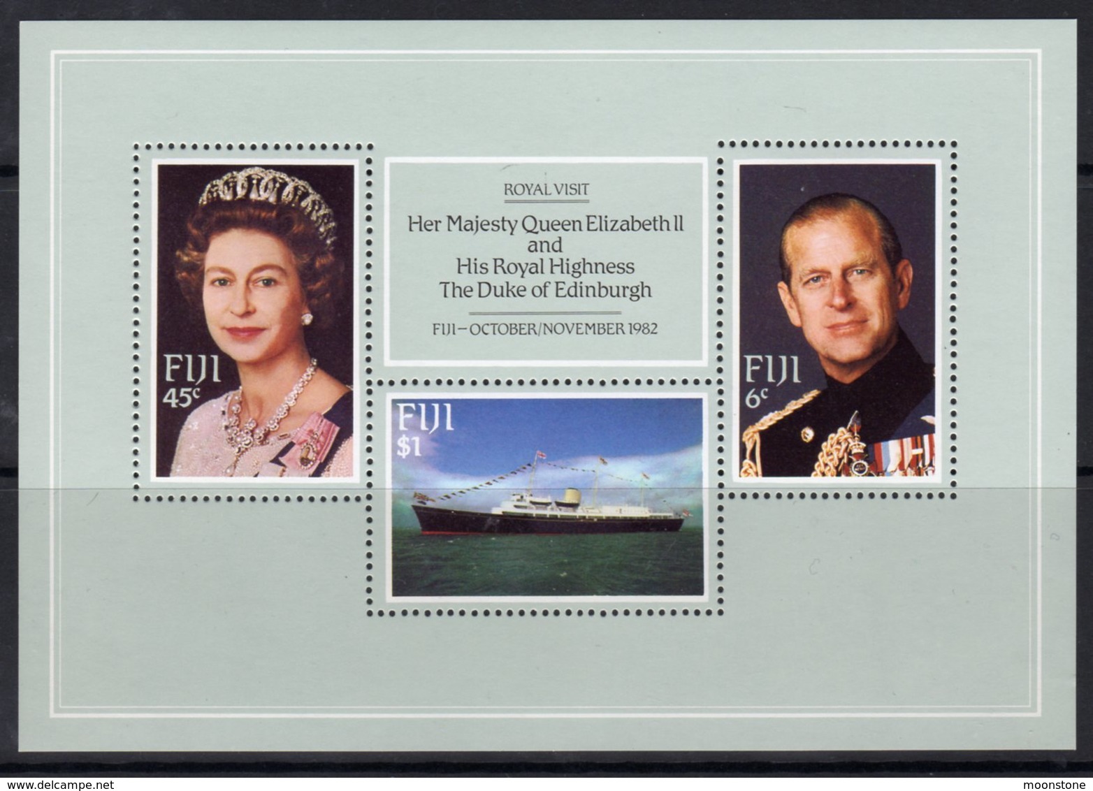 Fiji 1982 Royal Visit MS, MNH, SG 646 (BP2) - Fiji (1970-...)