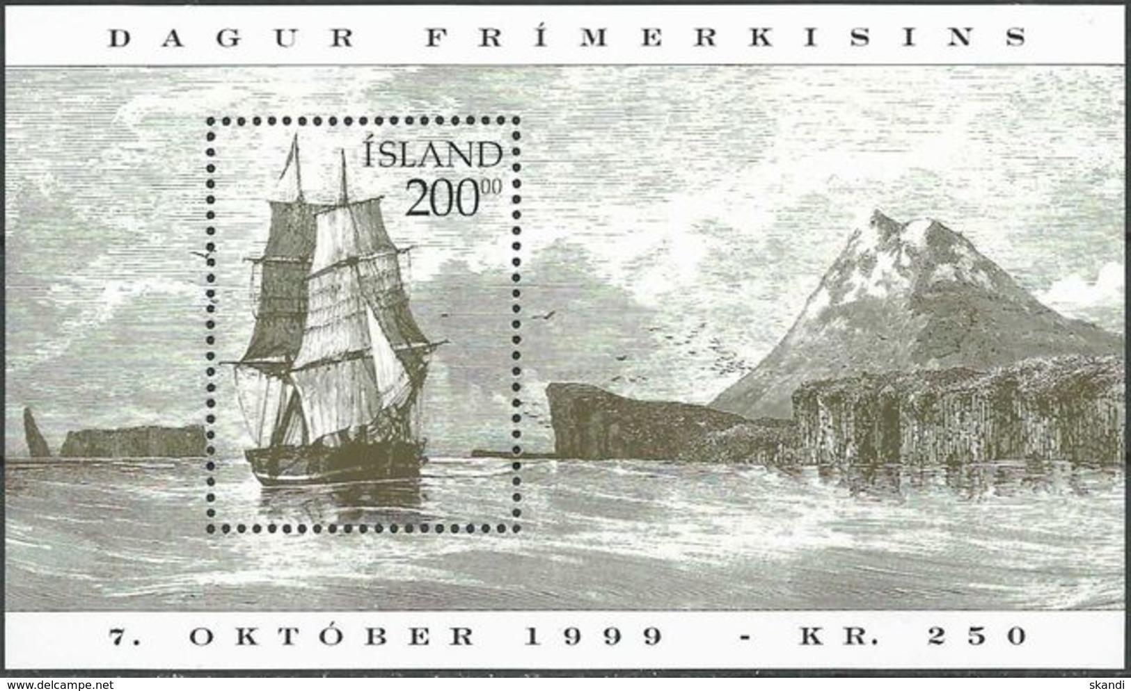 ISLAND 1999 Mi-Nr. Block 24 ** MNH - Blocks & Kleinbögen