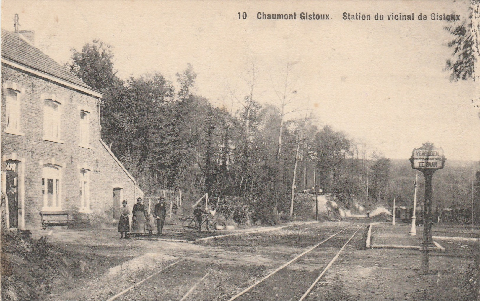 Chaumont  - Gistoux  , Station Du Vicinal  De Gistoux  , N° 10  ( Gare Du Tram )( Pas Courante , Edit. Laflotte ) - Chaumont-Gistoux