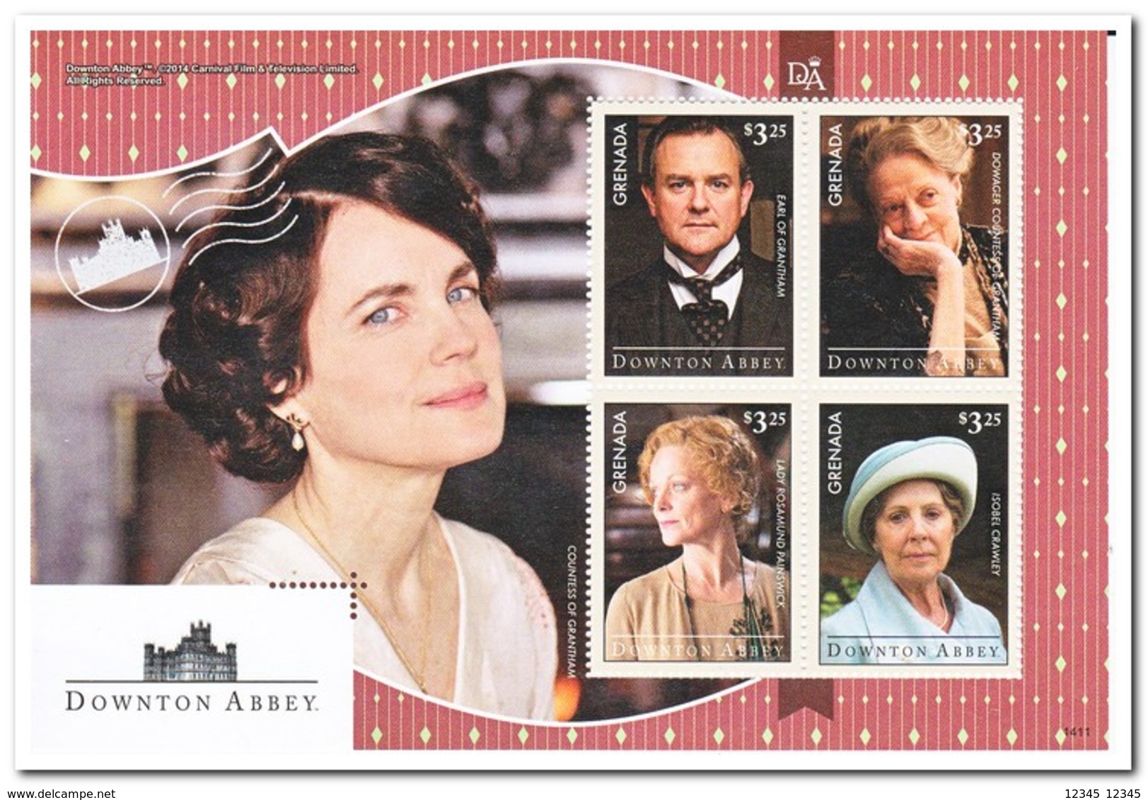 Grenada 2014, Postfris MNH, Downton Abbey - Grenada (1974-...)