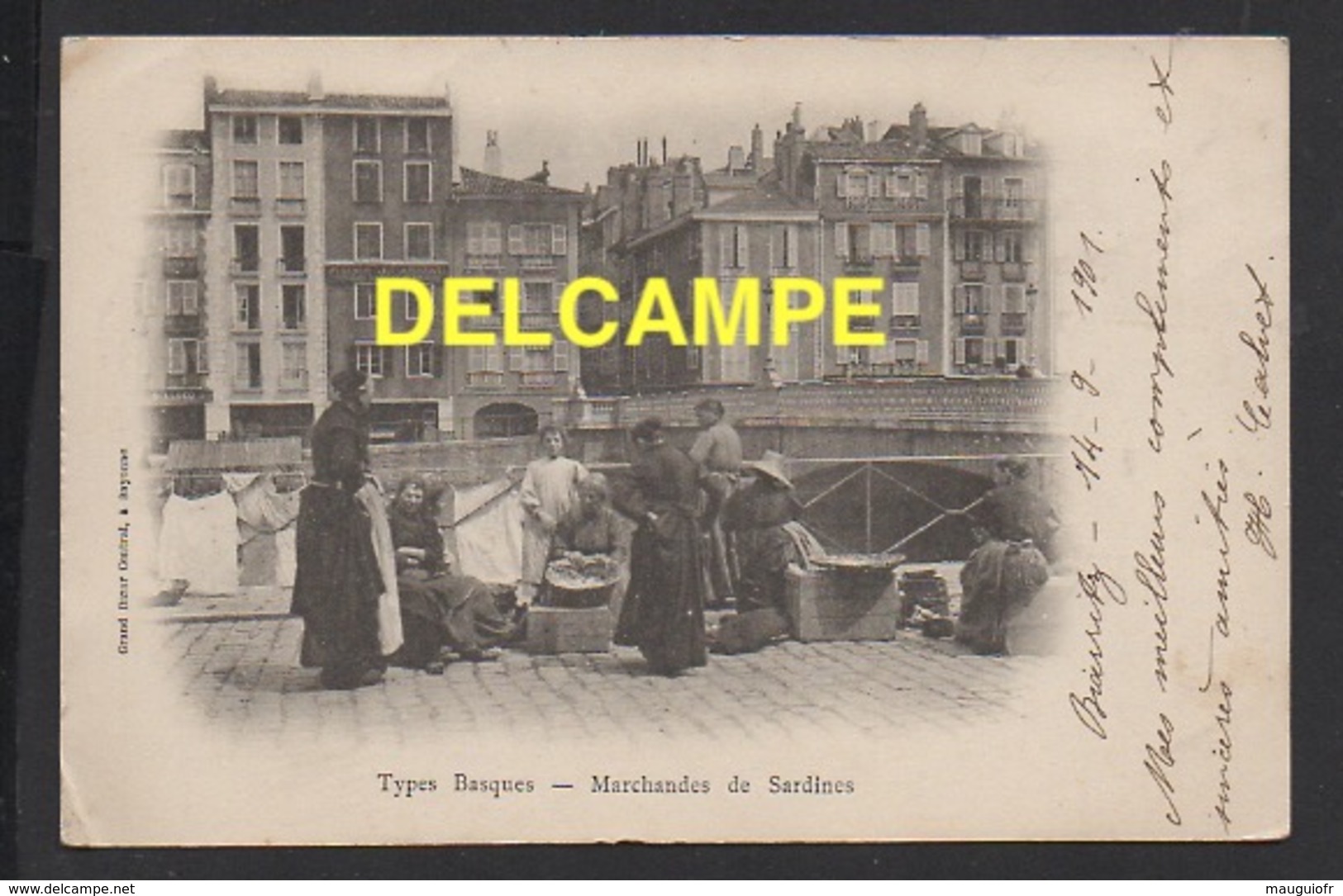 DD / 64 PYRÉNÉES-ATLANTIQUES / BAYONNE / MARCHANDES DE SARDINES / ANIMÉE / 1901 - Bayonne
