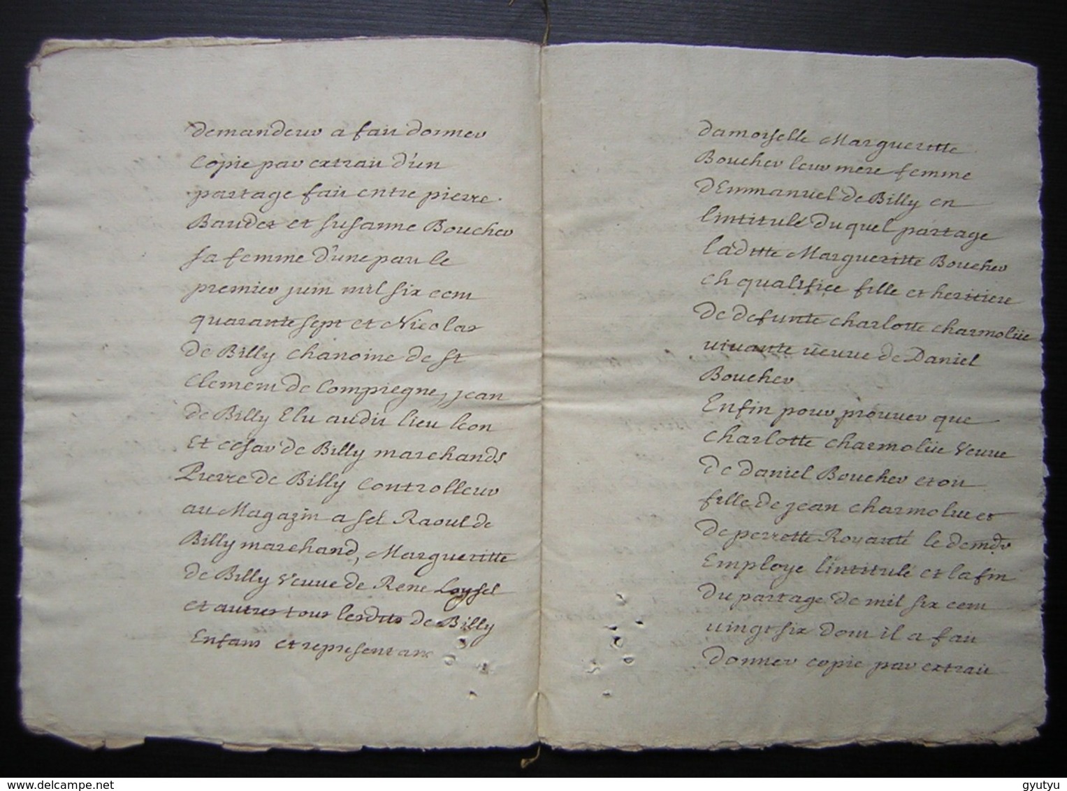 1740 preuves de la généalogie de Gabriel François Daraine lieutenant général au baillage de Compiègne, conseiller du Roi