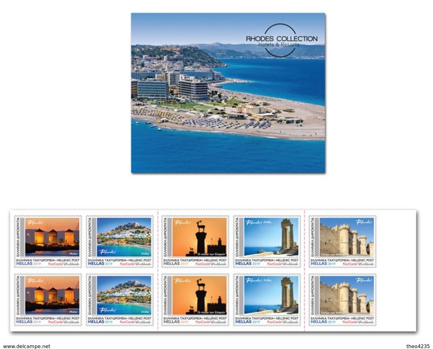 GREECE STAMPS 2019/RHODOS COLLECTION-SELF ADHESIVE BOOKLET-20/6/19-MNH - Ungebraucht