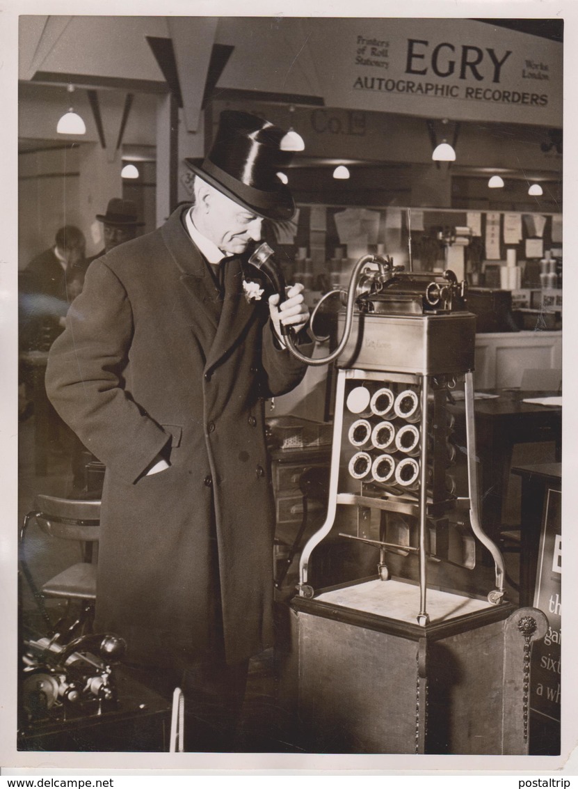 EFFICIENCY EXHIBITION LORD RIDDELL RECORD MACHINE HOLLAND PARK HALL INVENTIONS 20*15CM Fonds Victor FORBIN 1864-1947 - Otros & Sin Clasificación