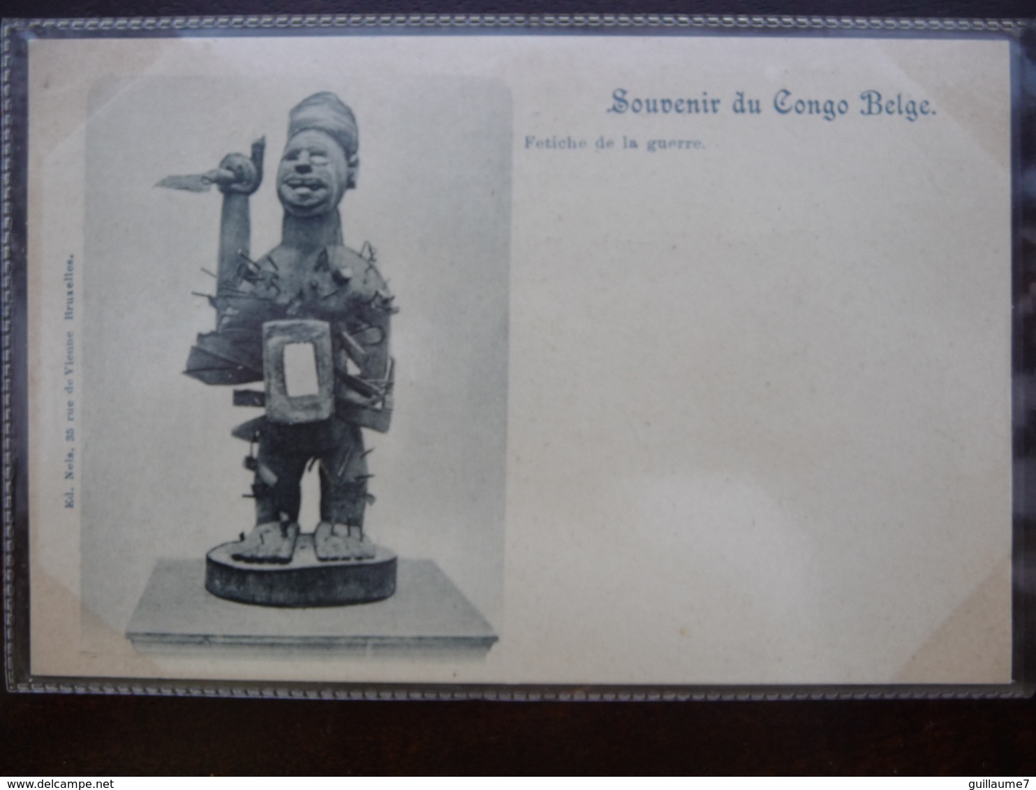 CPA - Souvenir Du Congo Belge - Fétiches De La Guerre - Belgisch-Kongo