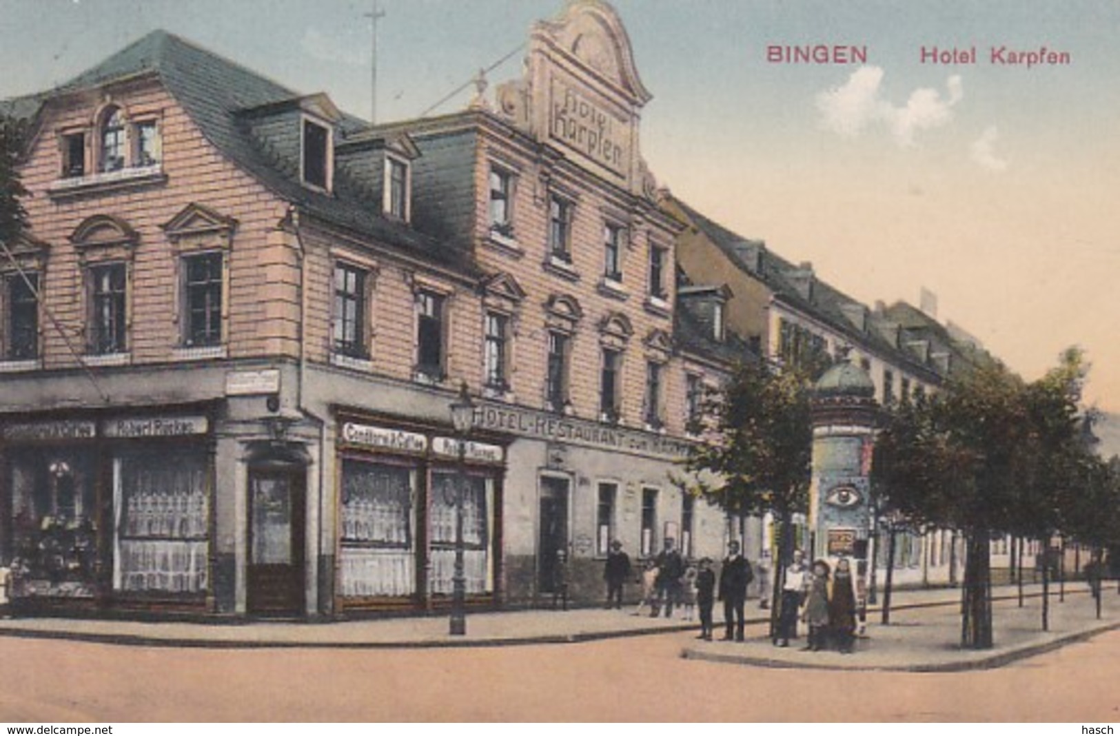 2610199Bingen, Hotel Karpfen – 1912. - Bingen